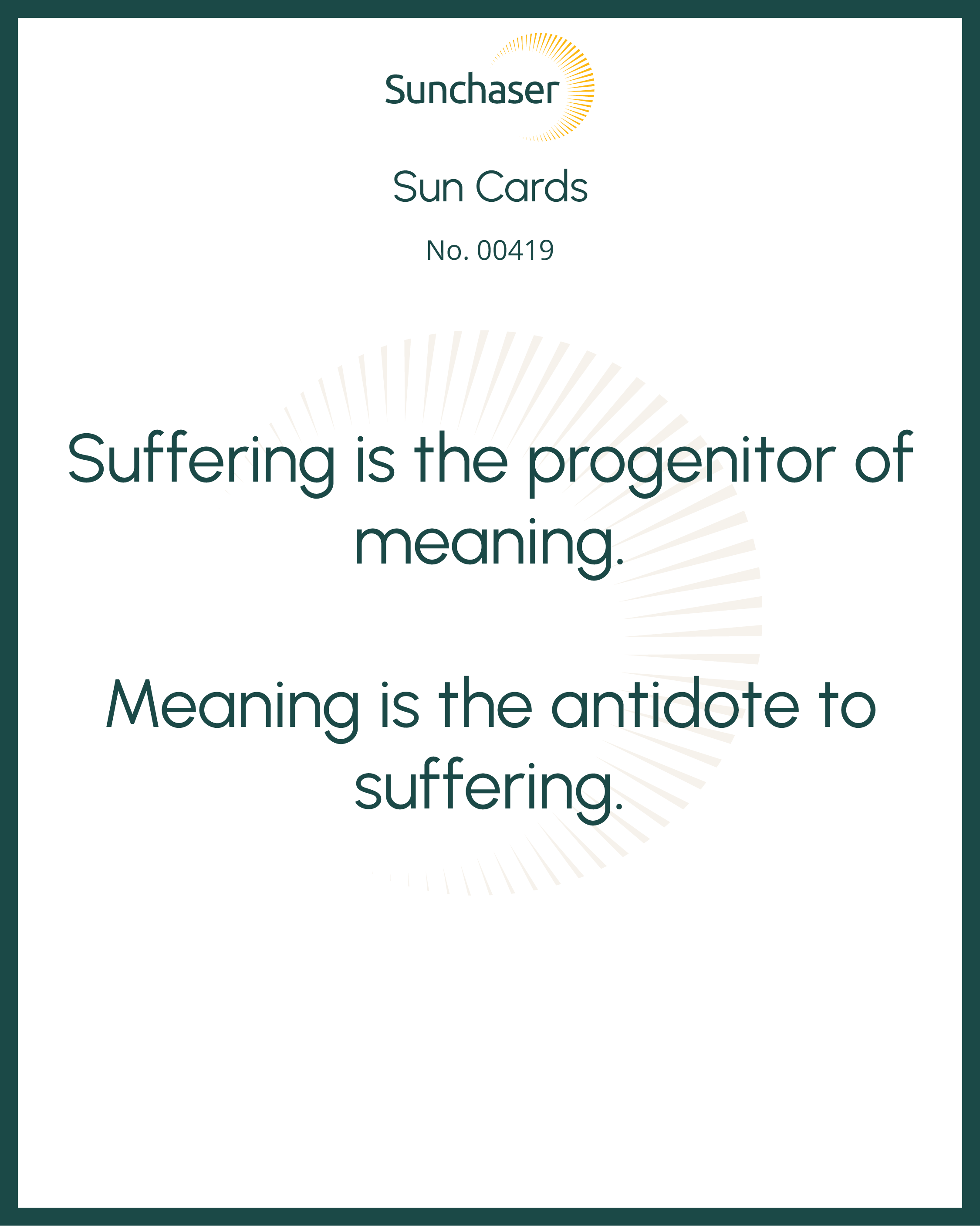 Sun Card #00419