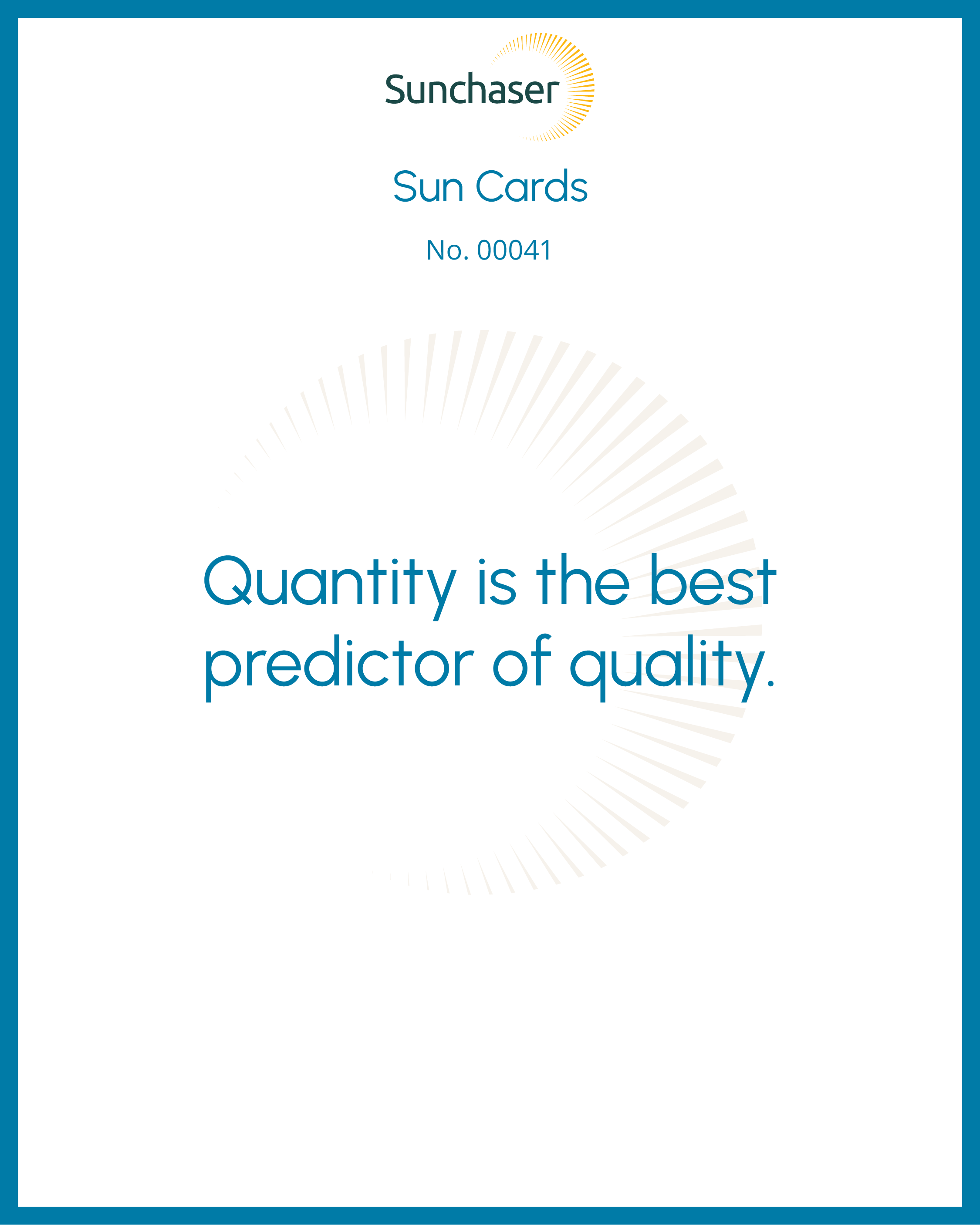 Sun Card #00041