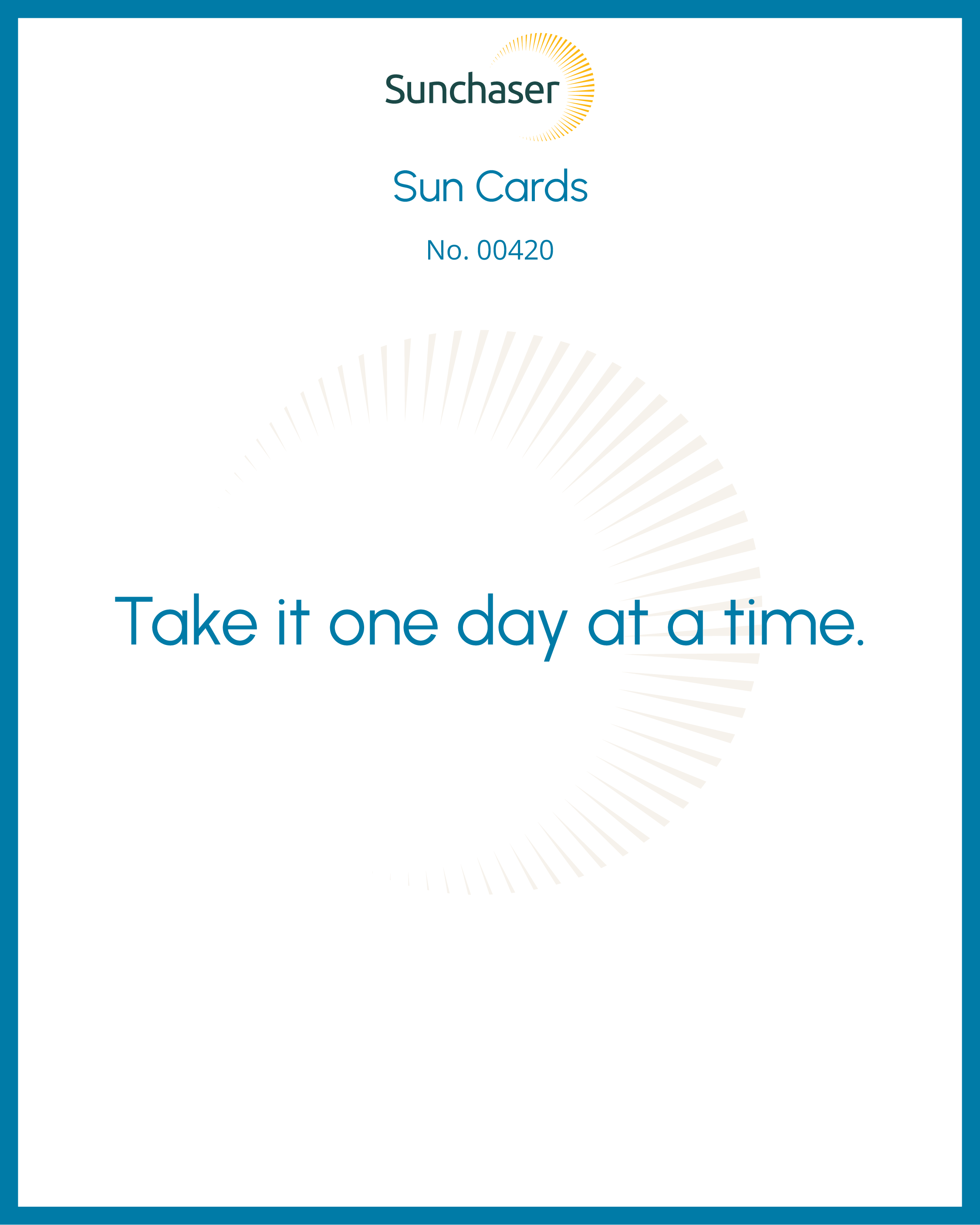 Sun Card #00420