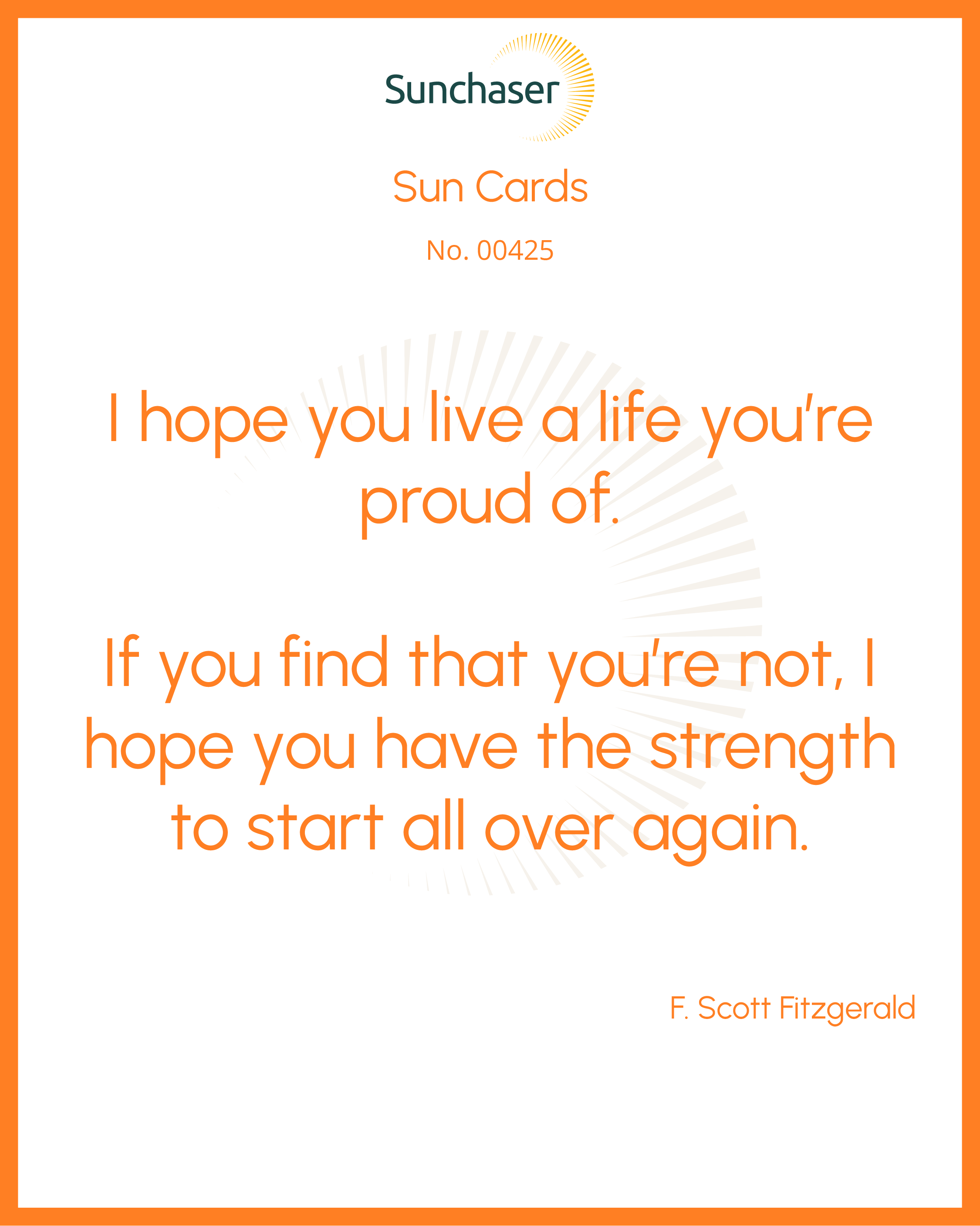 Sun Card #00425