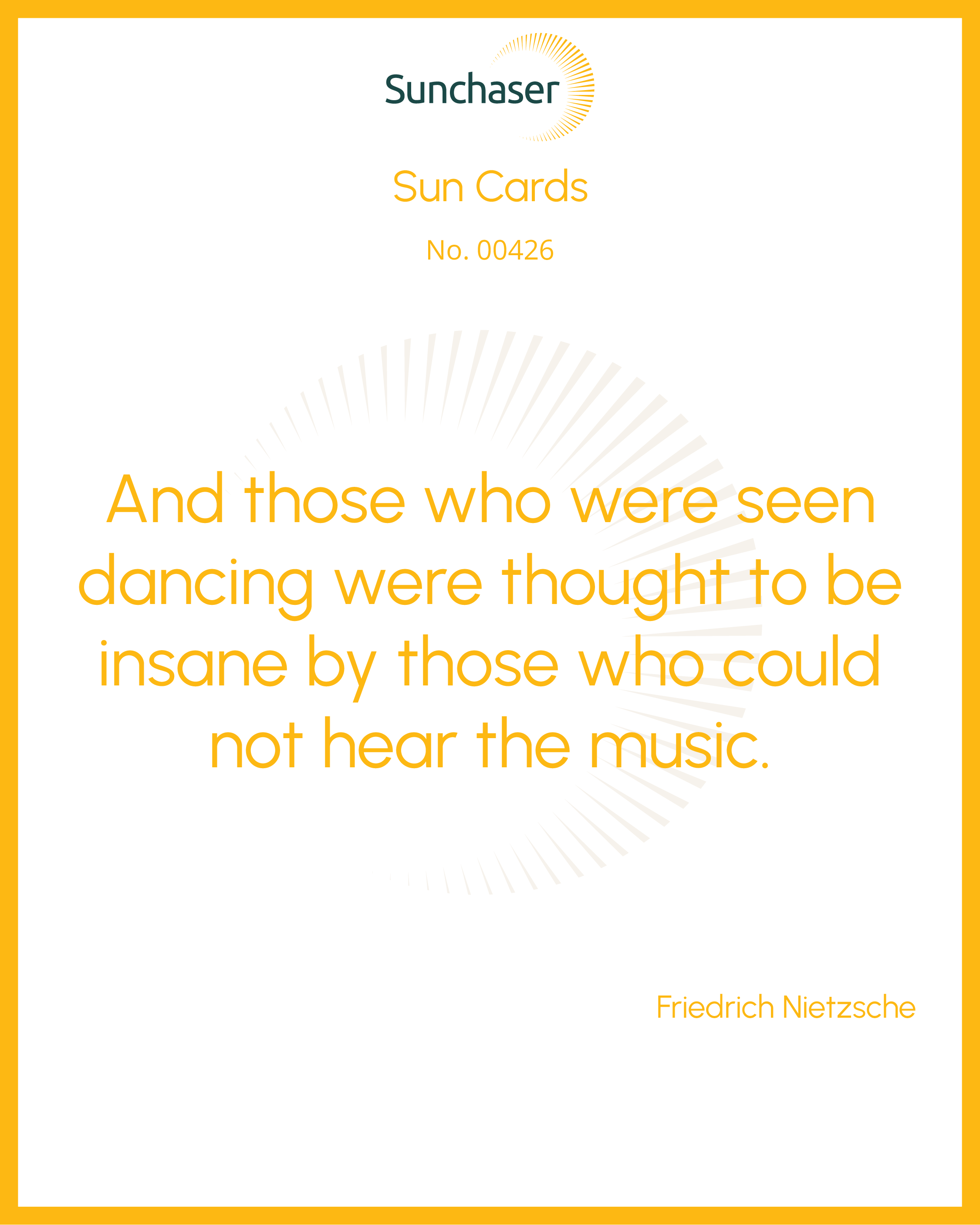 Sun Card #00426