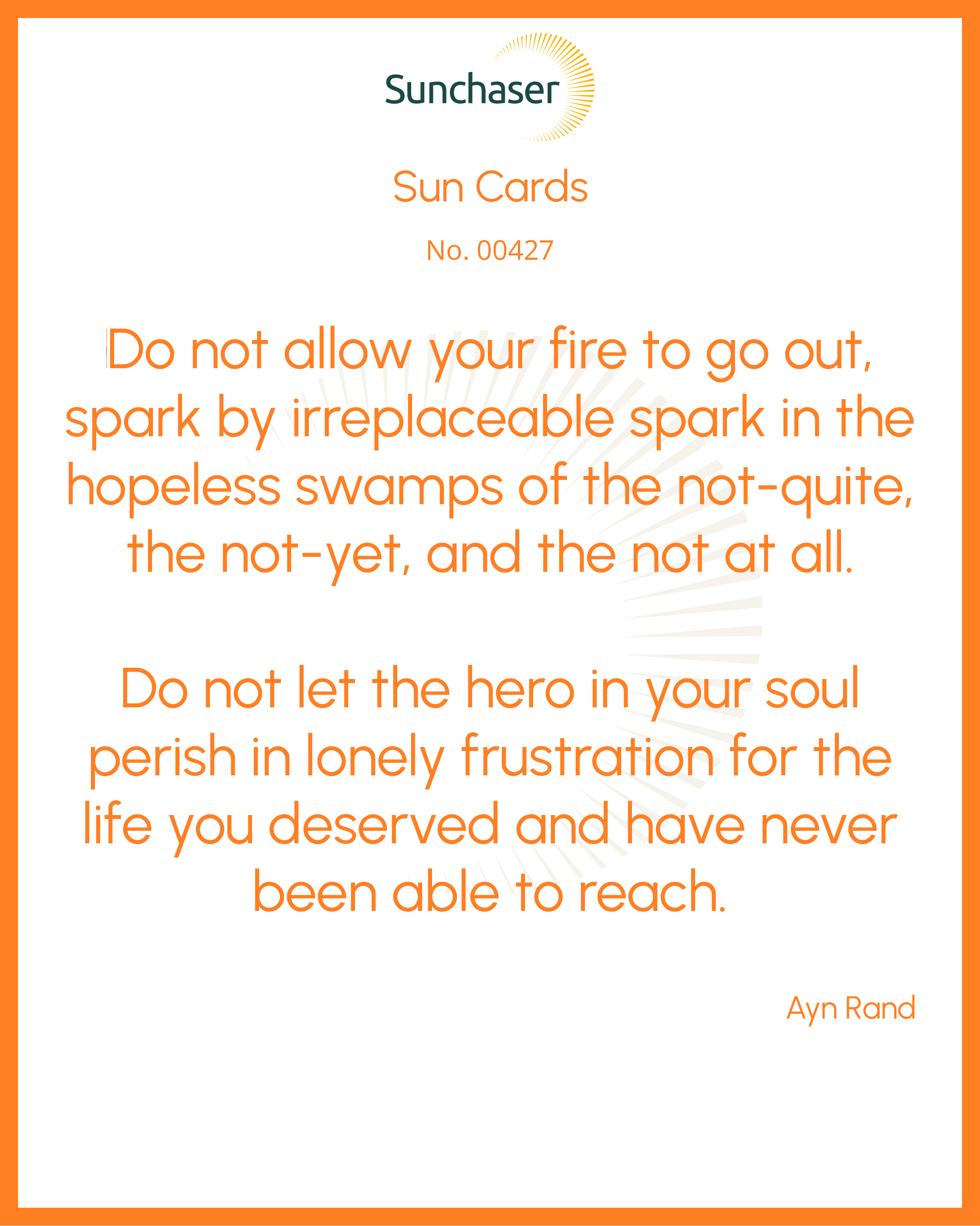 Sun Card #00427