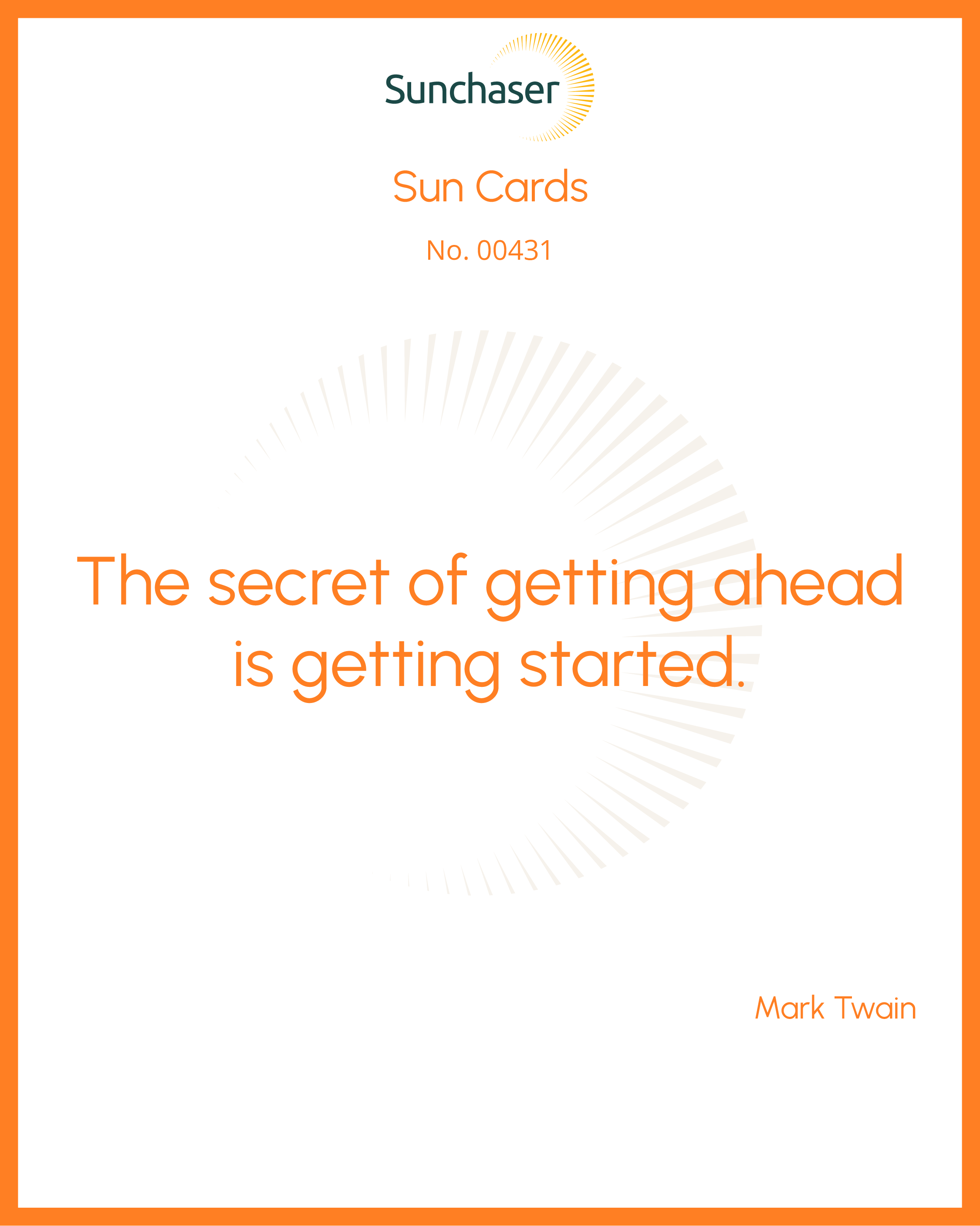 Sun Card #00431