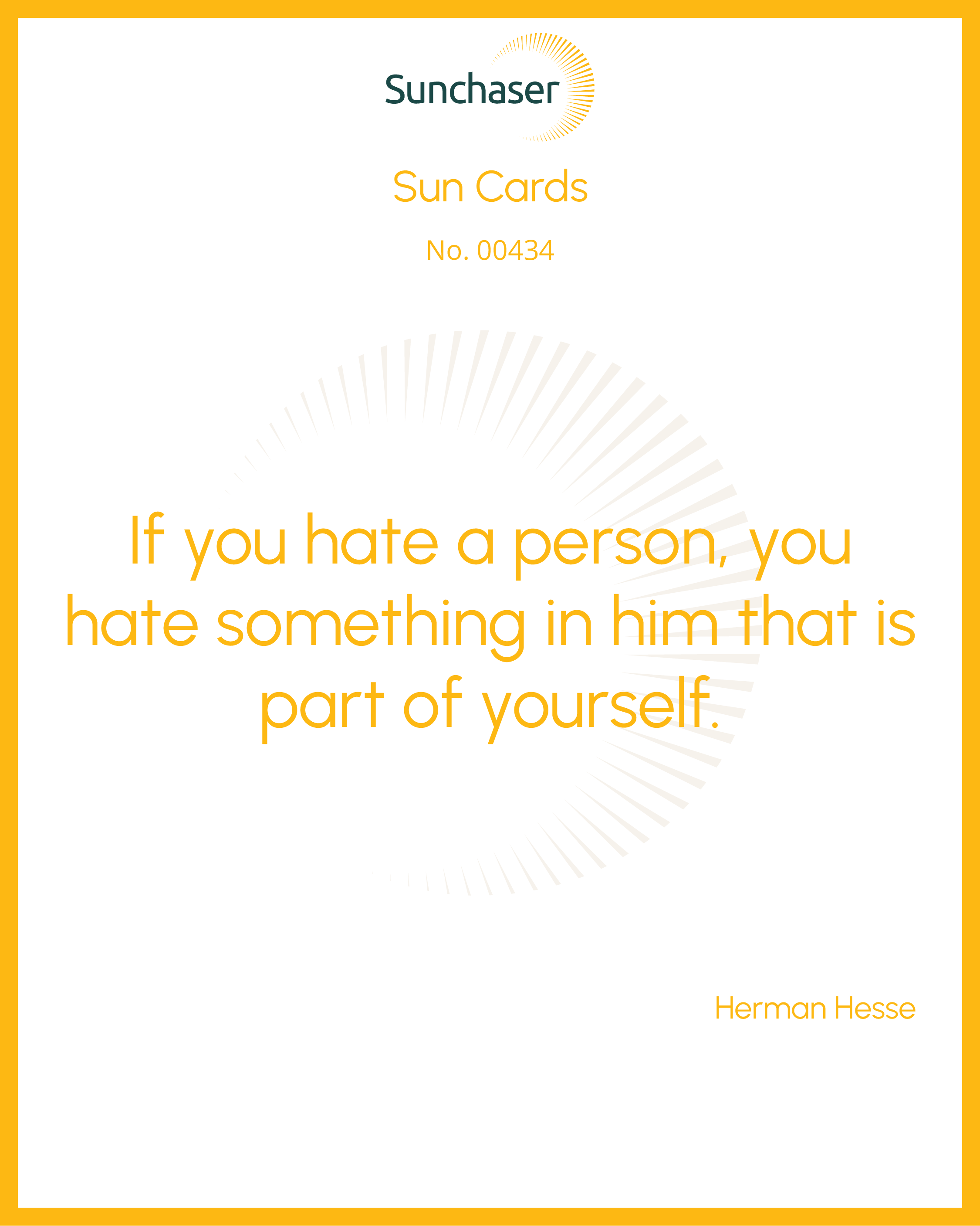 Sun Card #00434