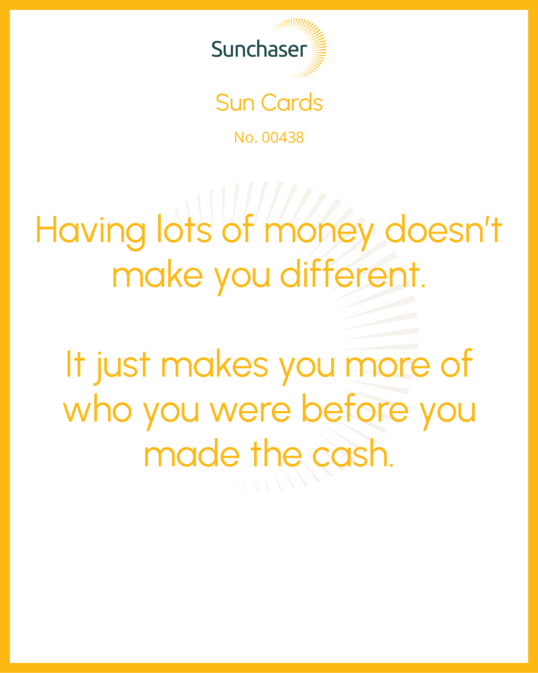 Sun Card #00438