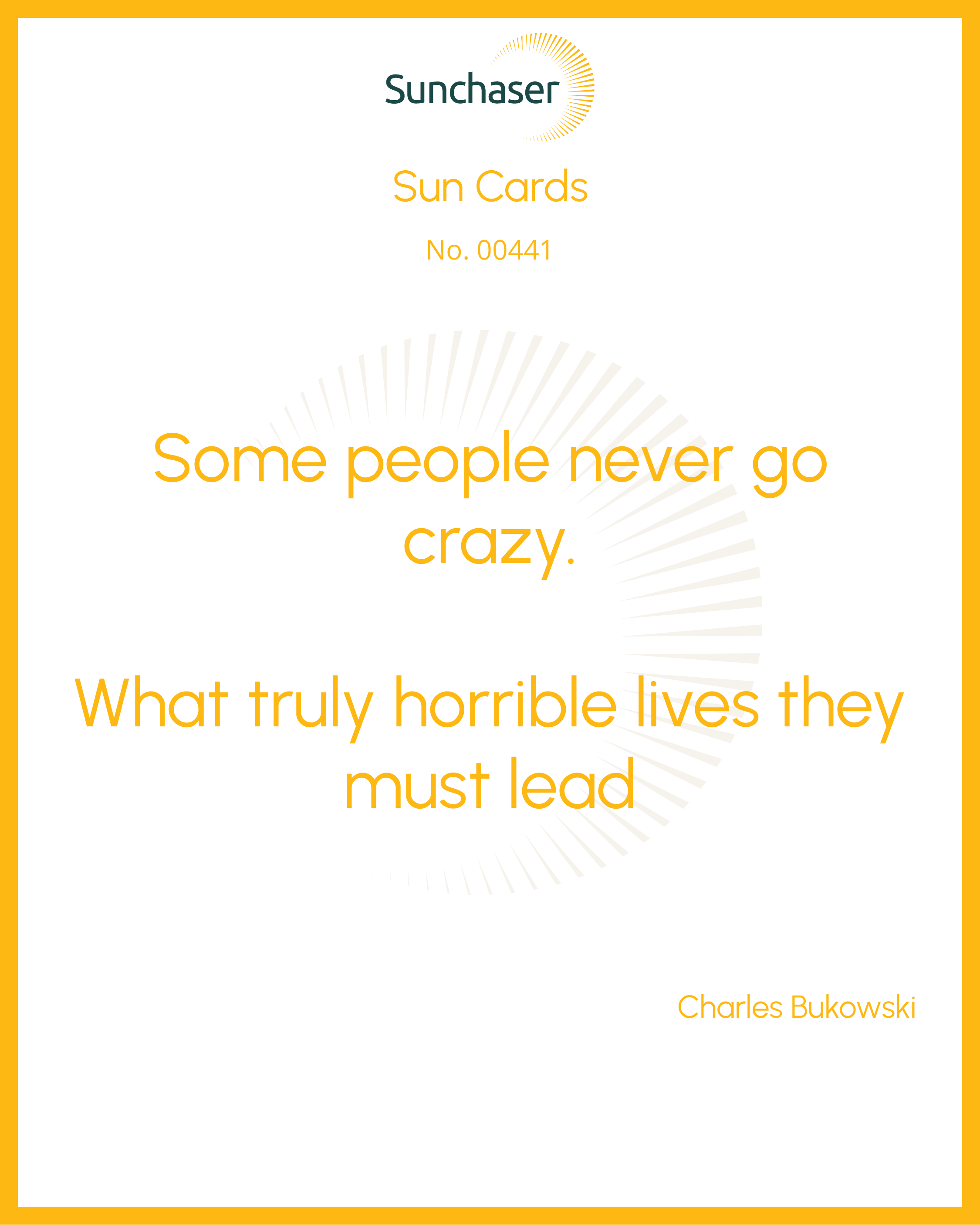 Sun Card #00441