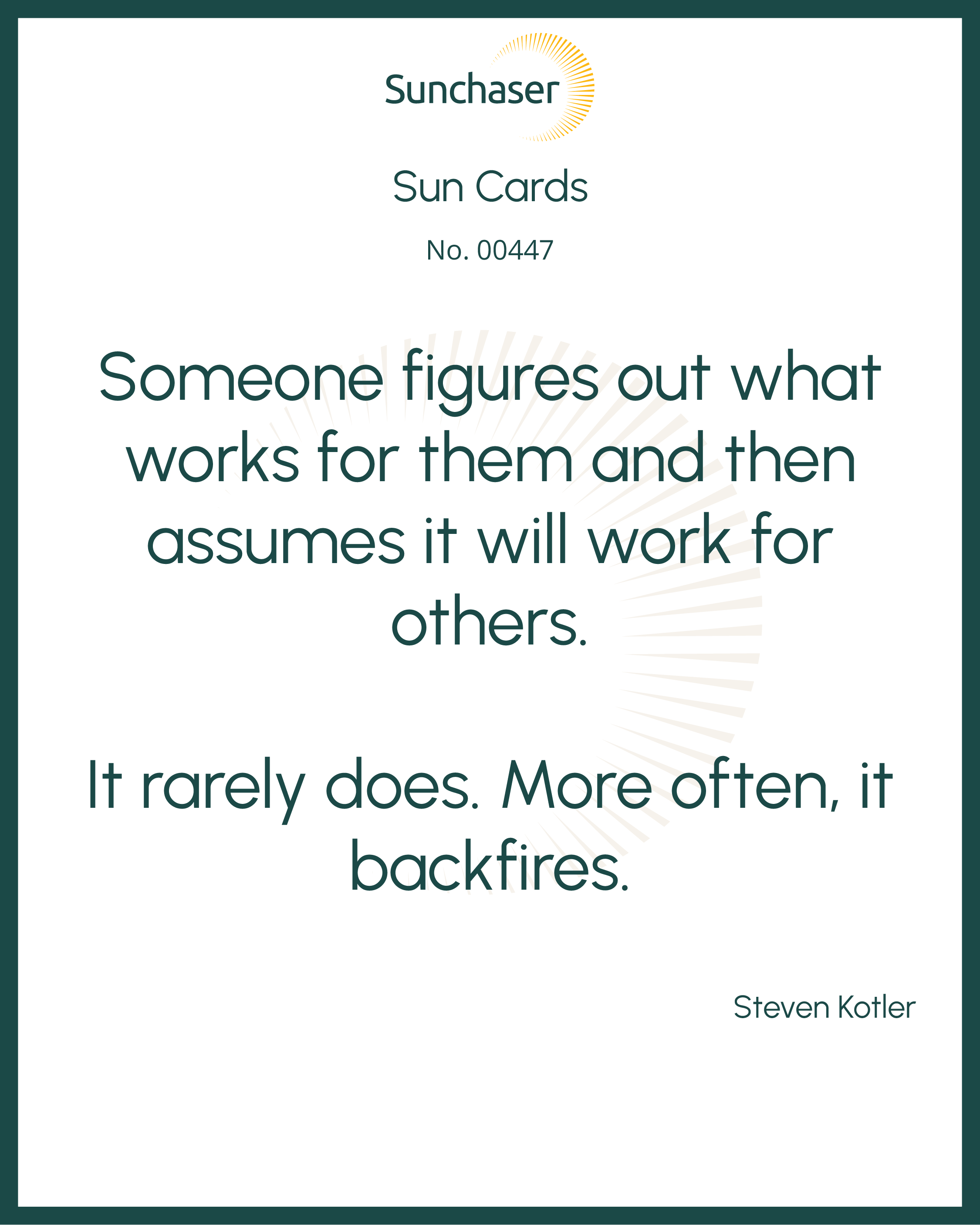 Sun Card #00447