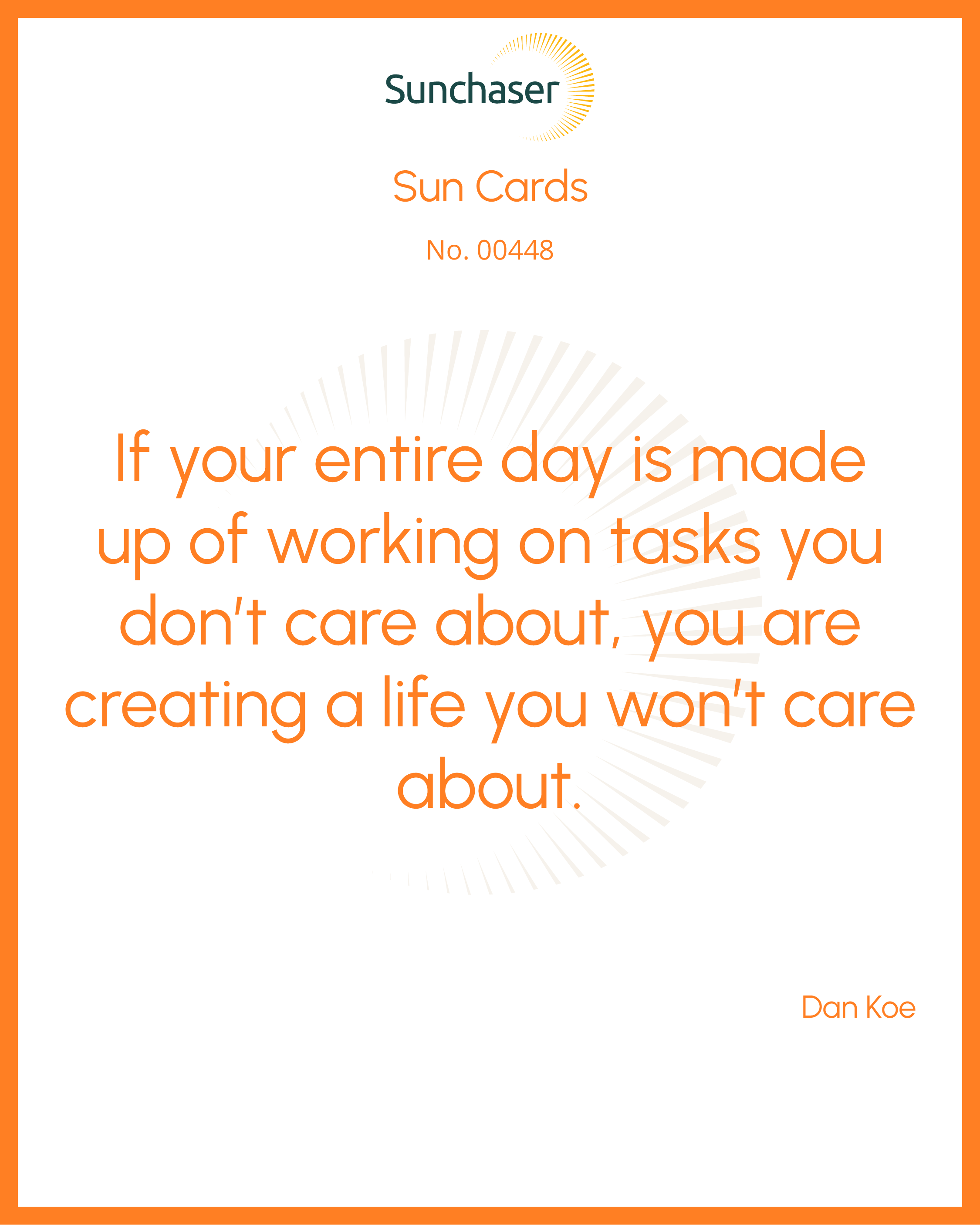 Sun Card #00448