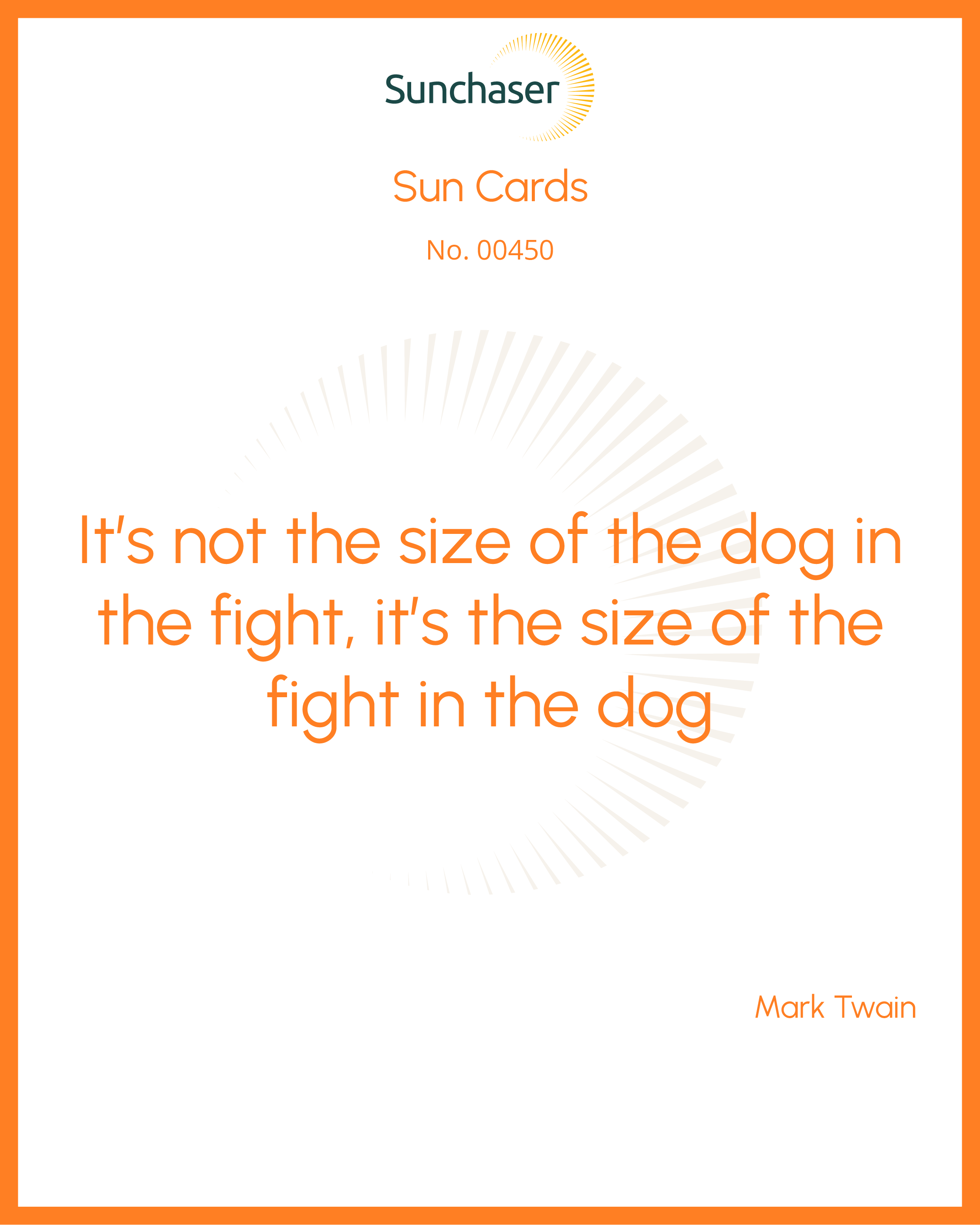 Sun Card #00450