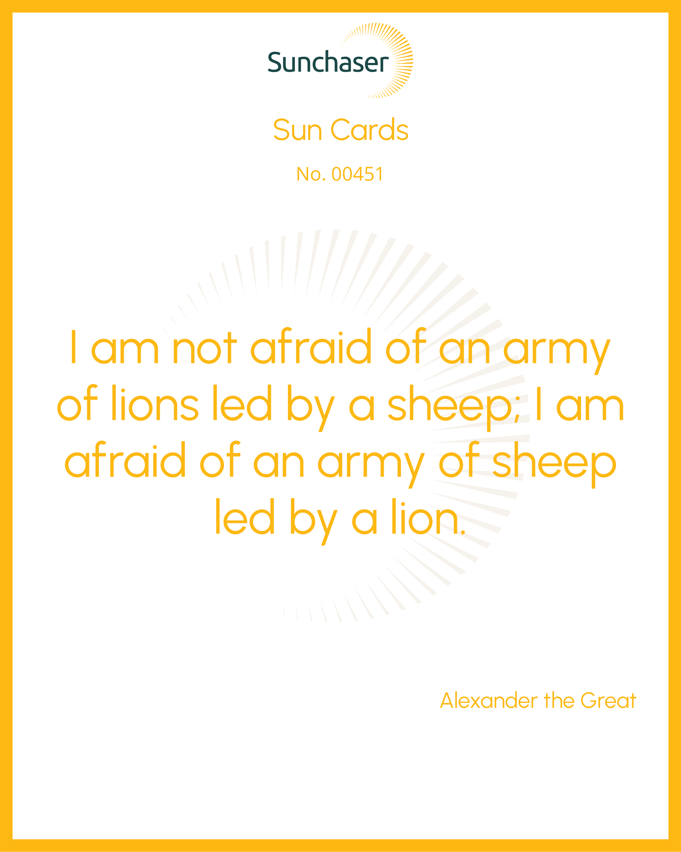 Sun Card #00451