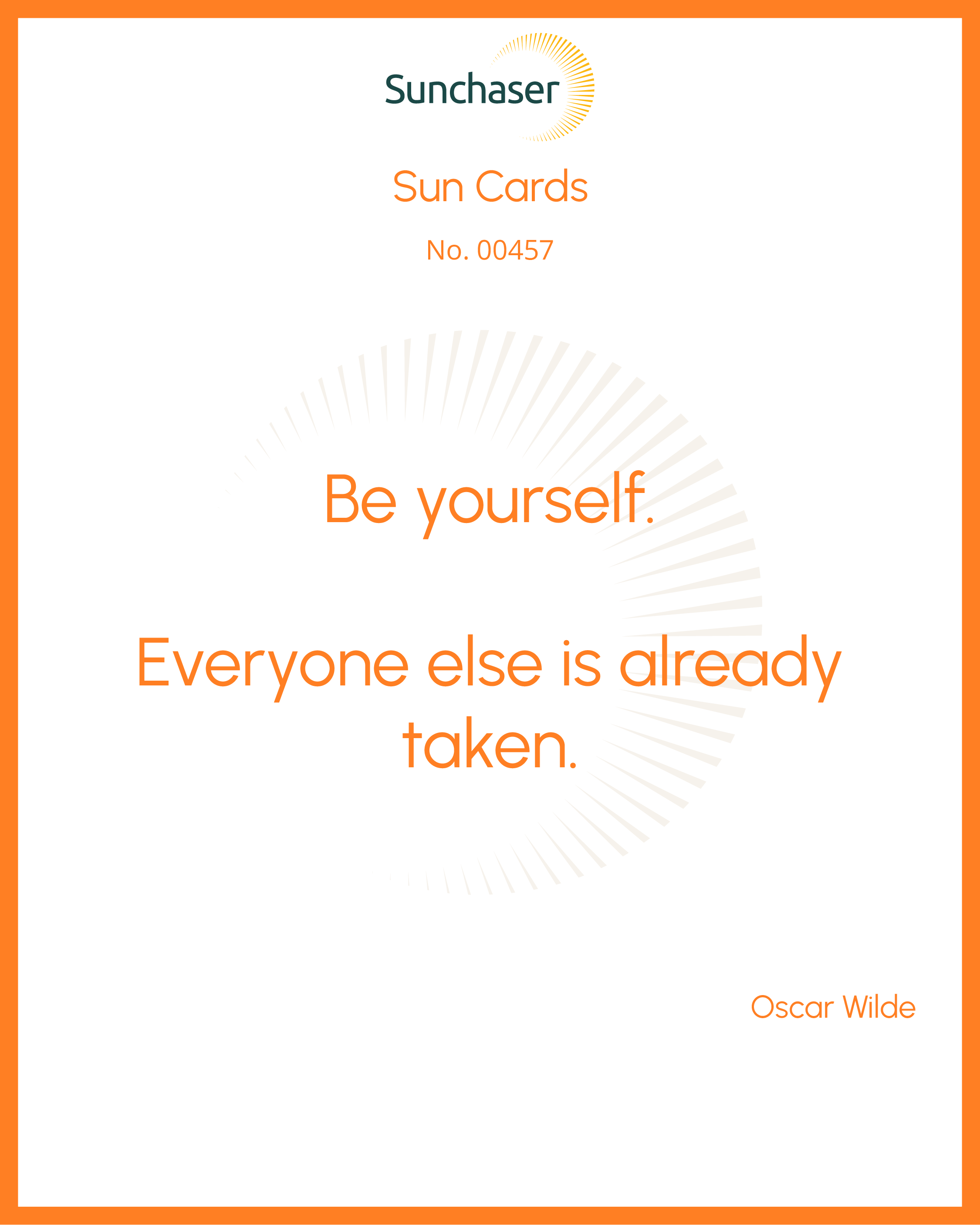 Sun Card #00457