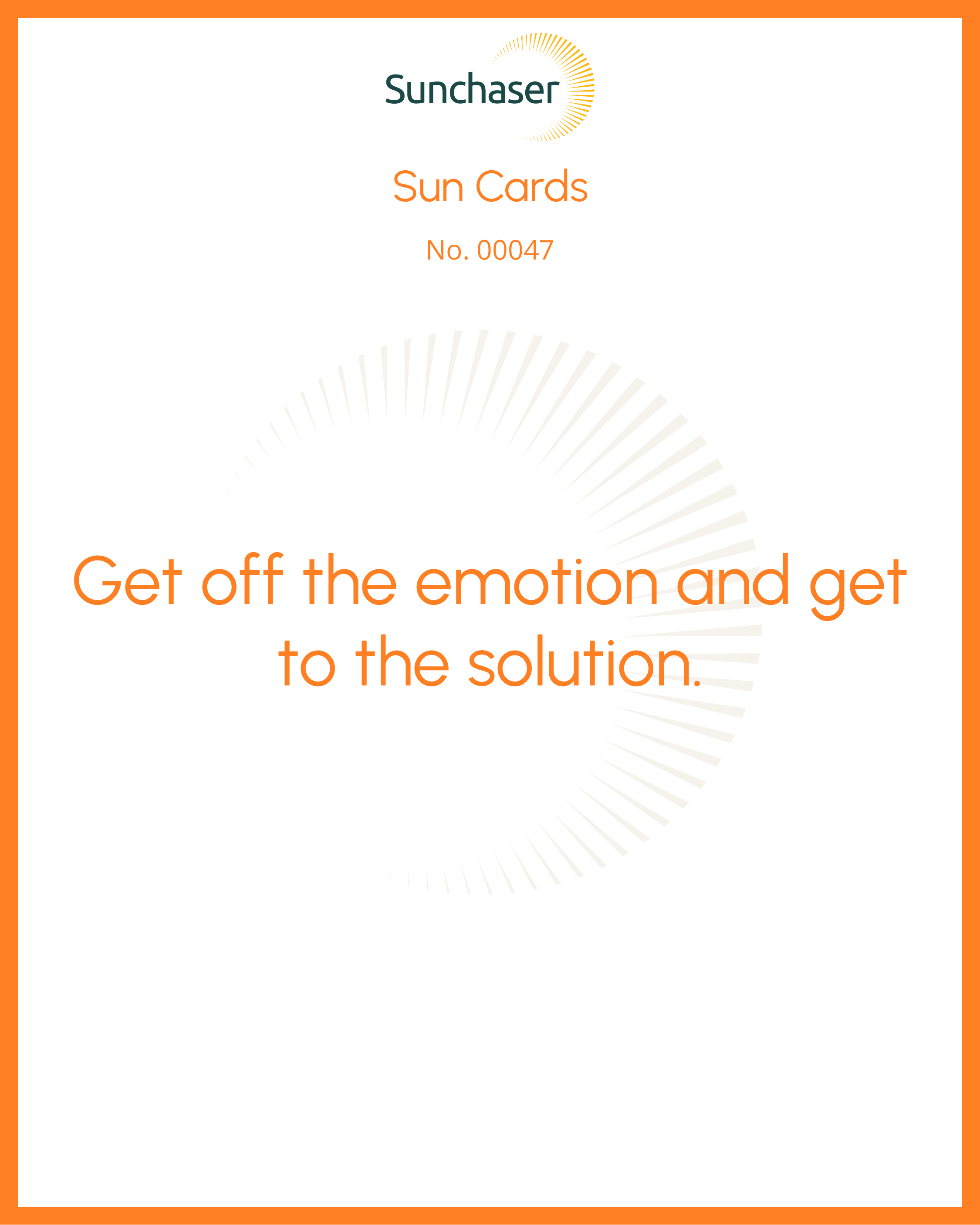 Sun Card #00047