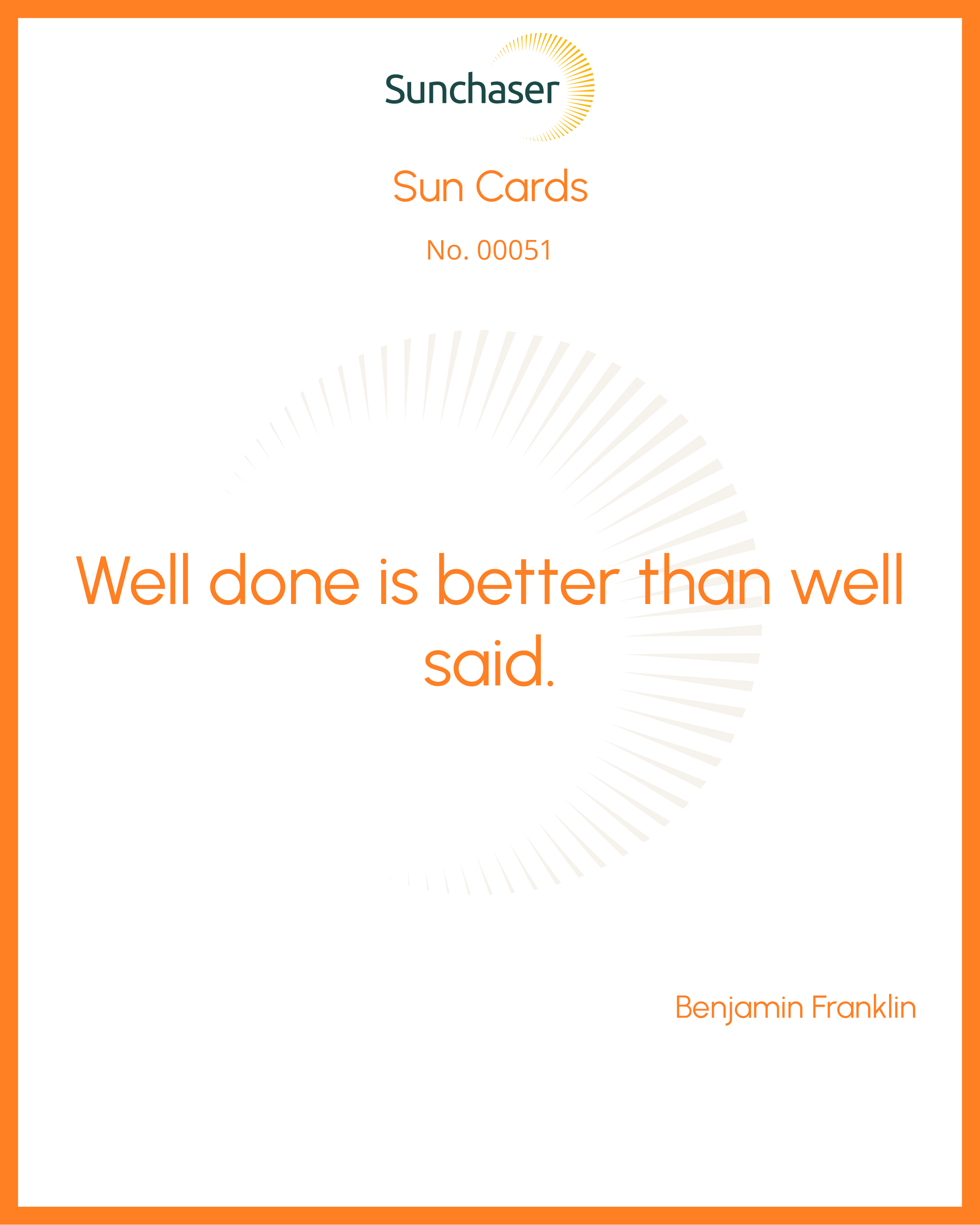 Sun Card #00051
