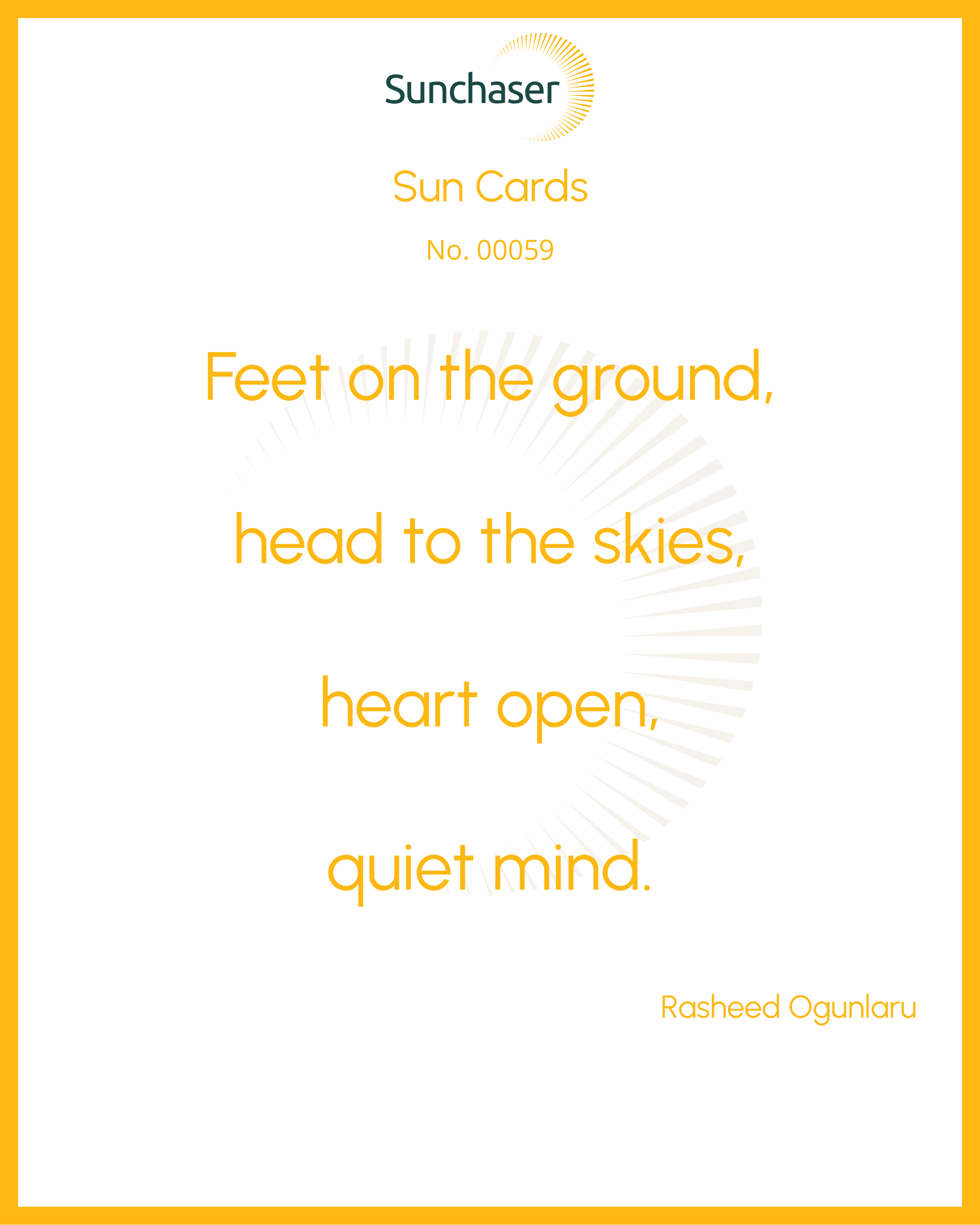 Sun Card #00059