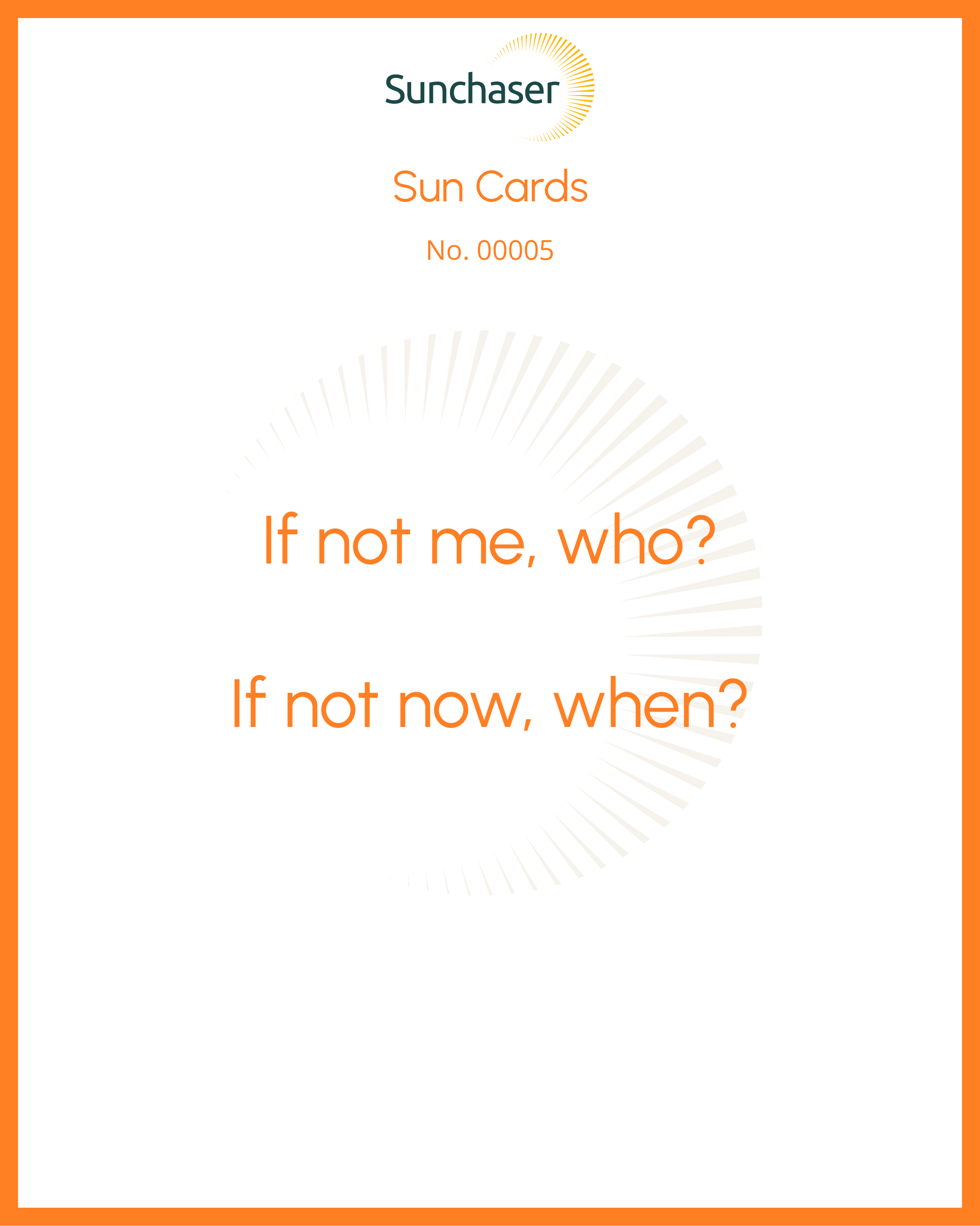 Sun Card #00005