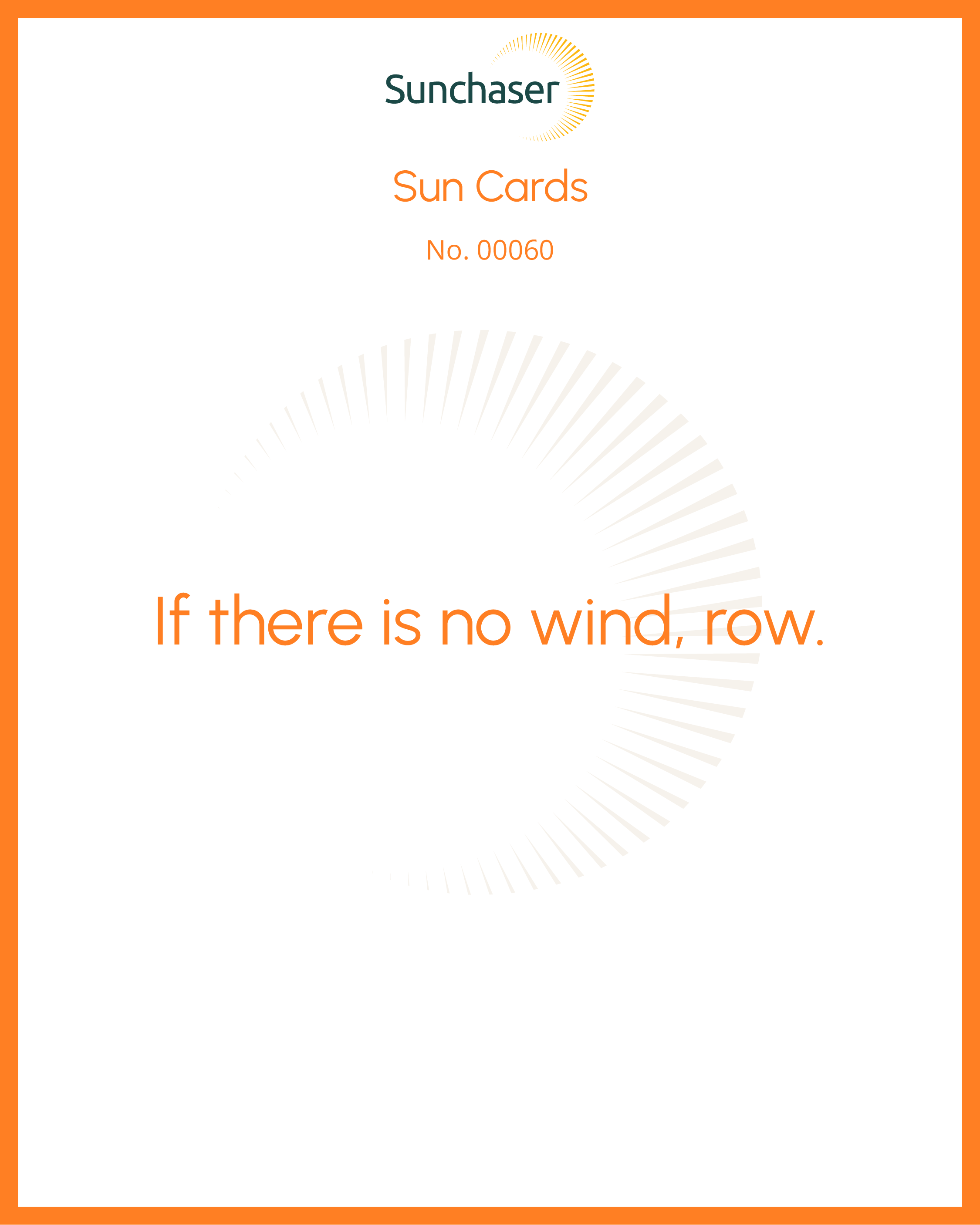 Sun Card #00060