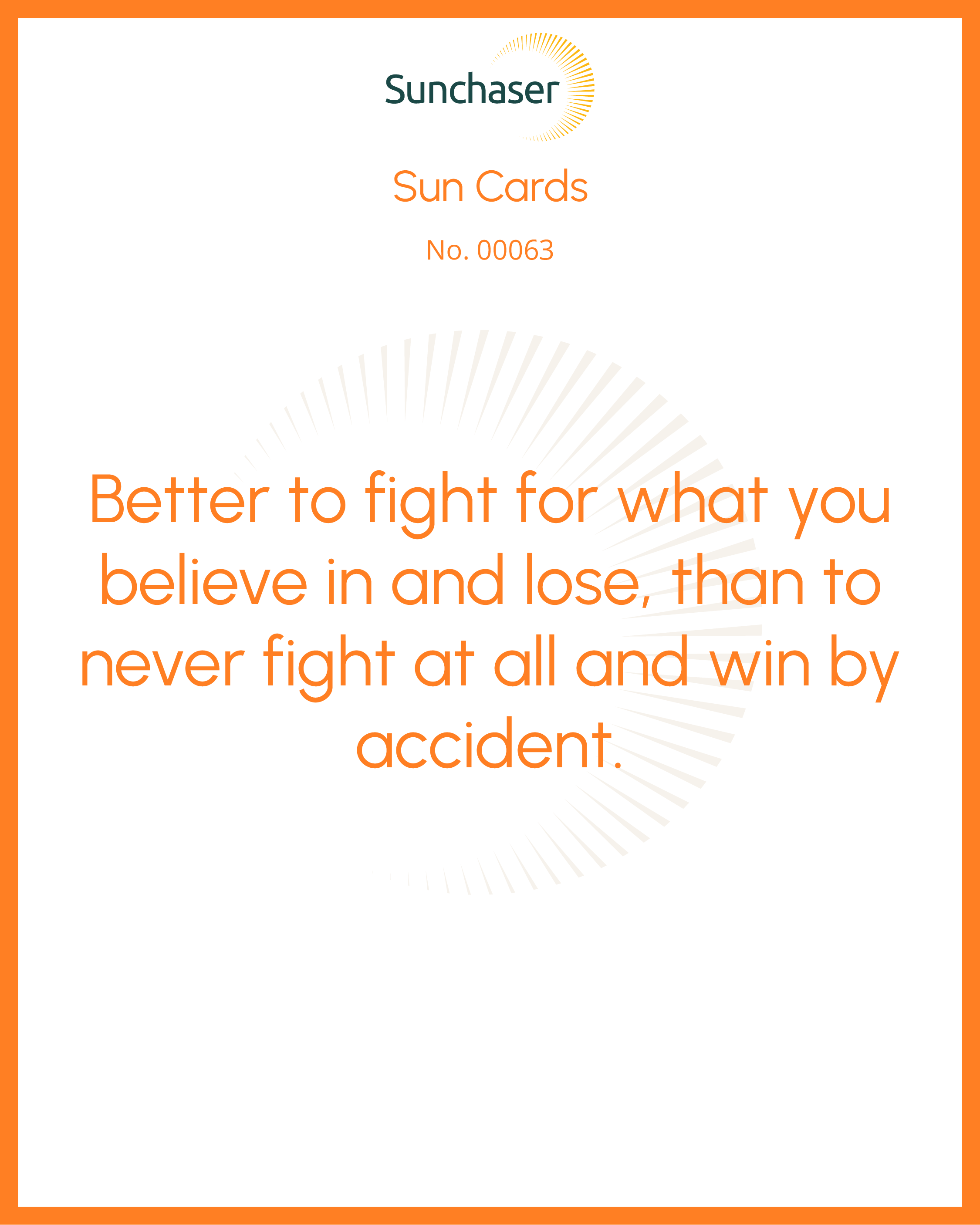 Sun Card #00063