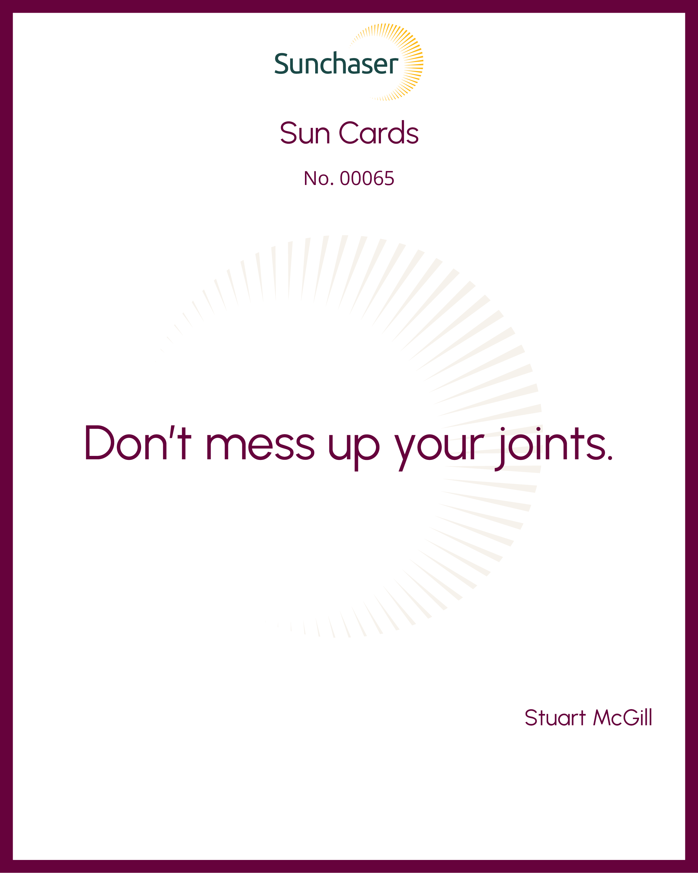 Sun Card #00065