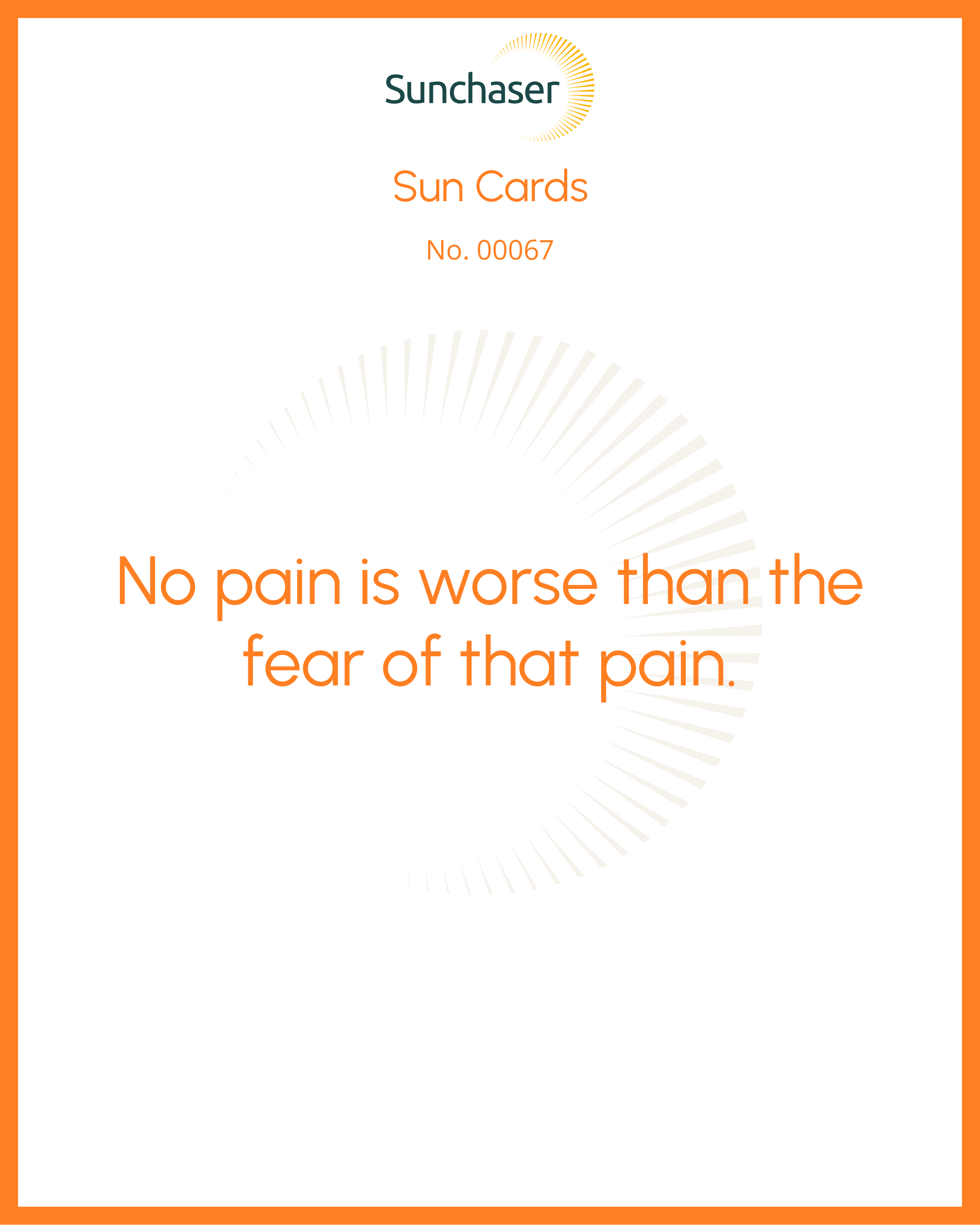 Sun Card #00067