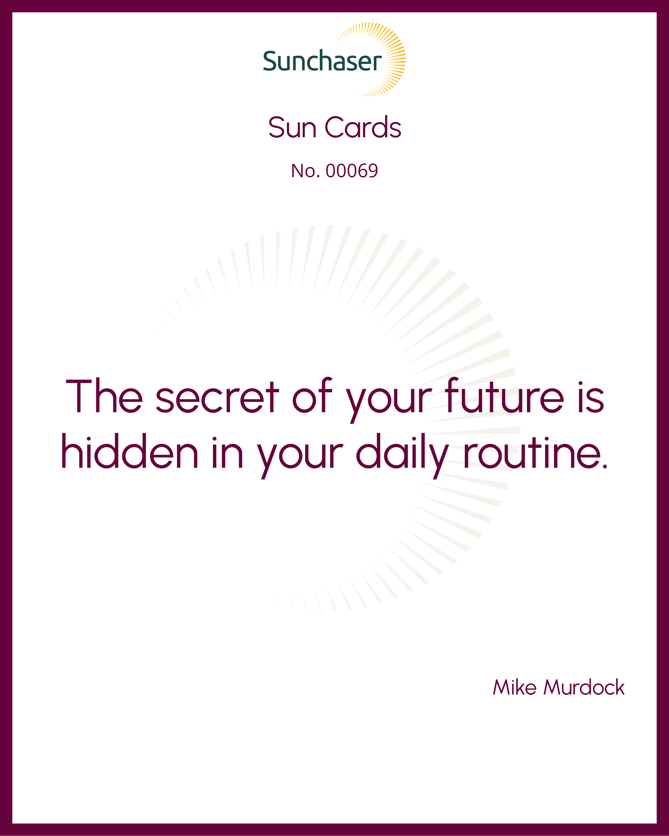Sun Card #00069