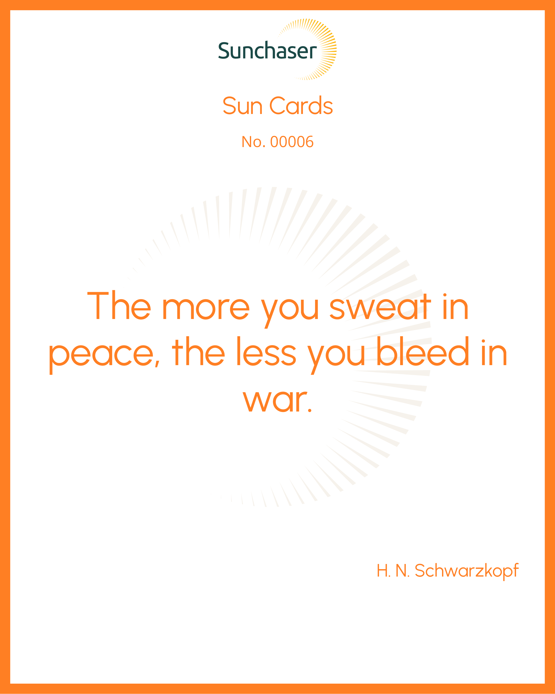 Sun Card #00006