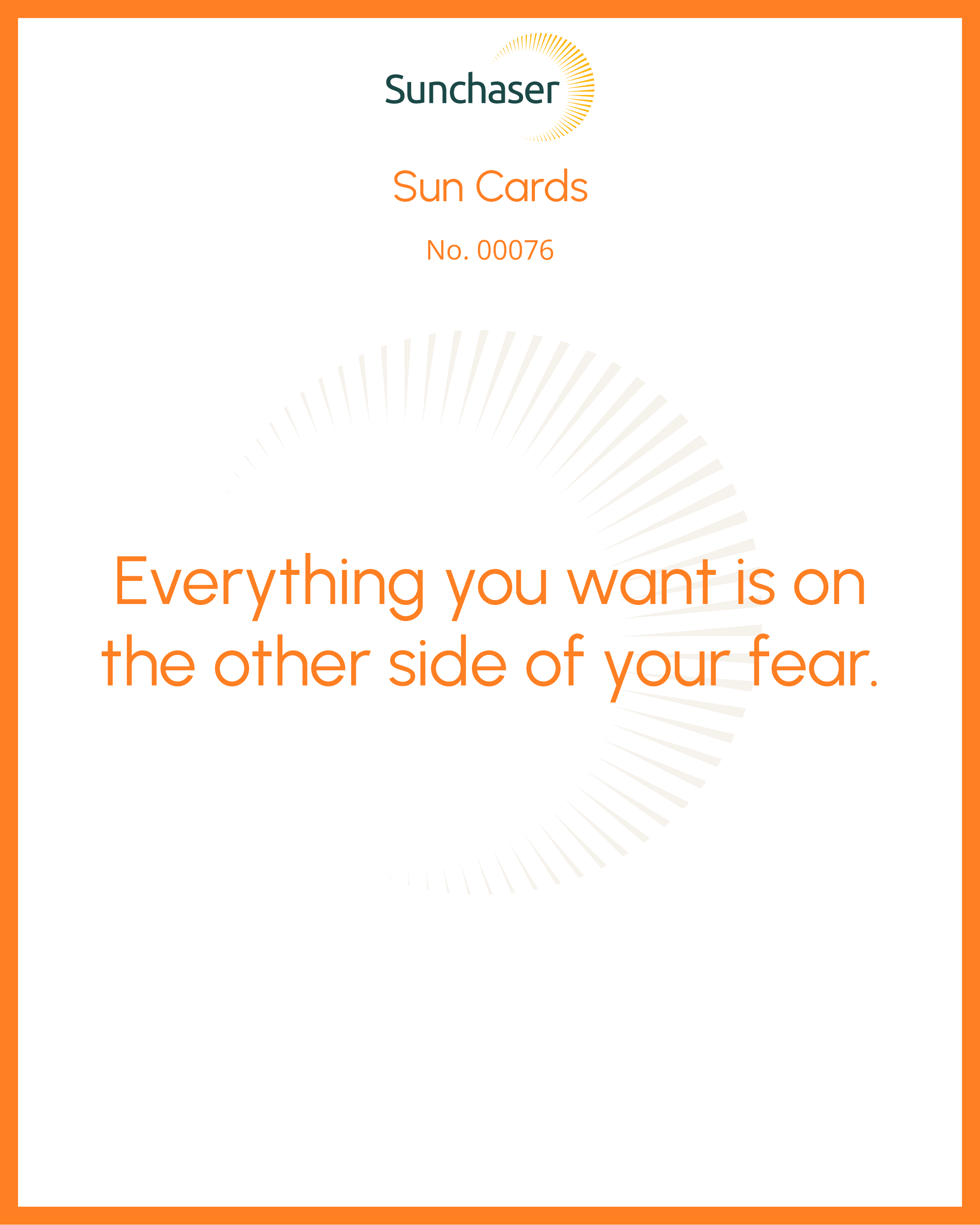 Sun Card #00076