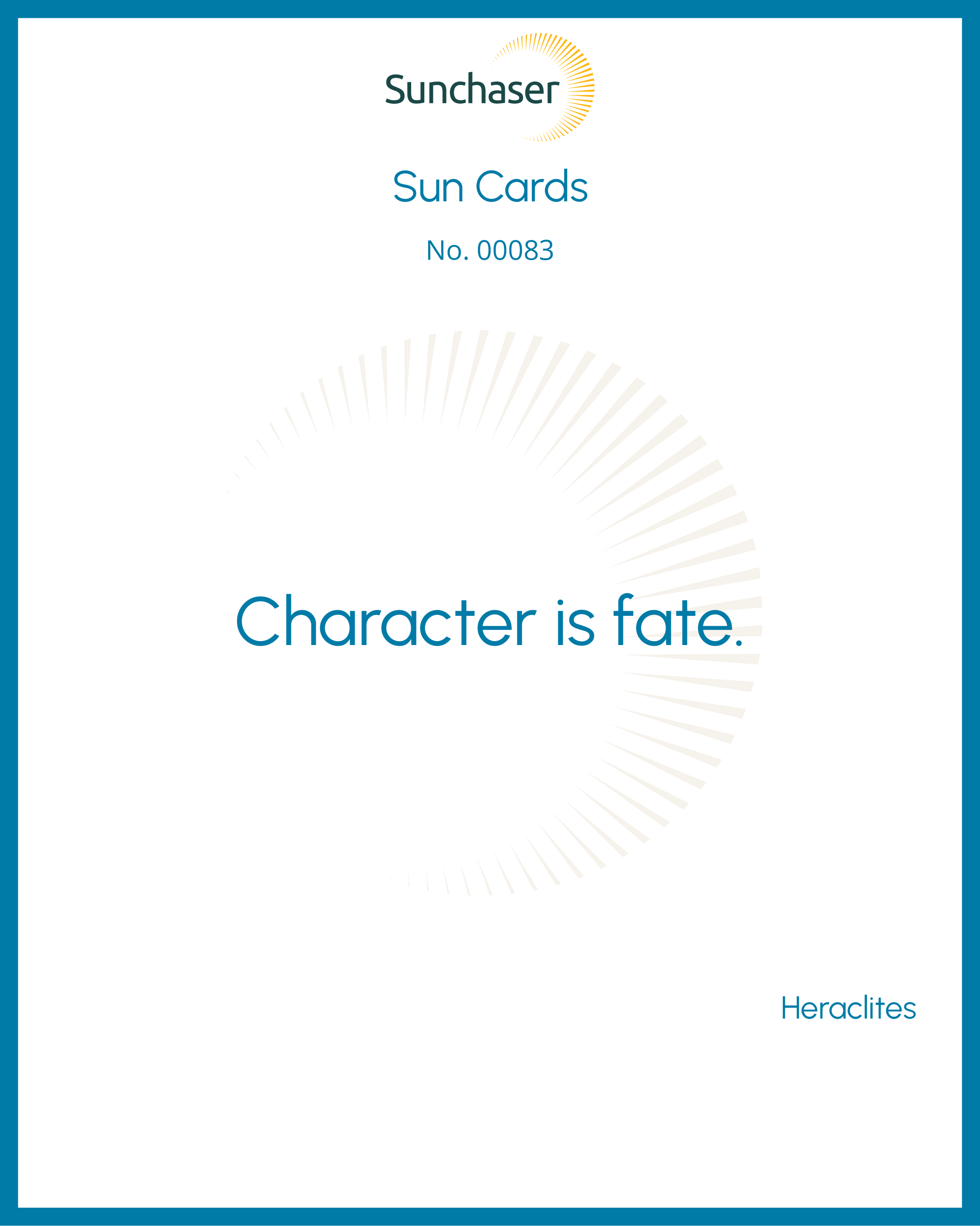 Sun Card #00083