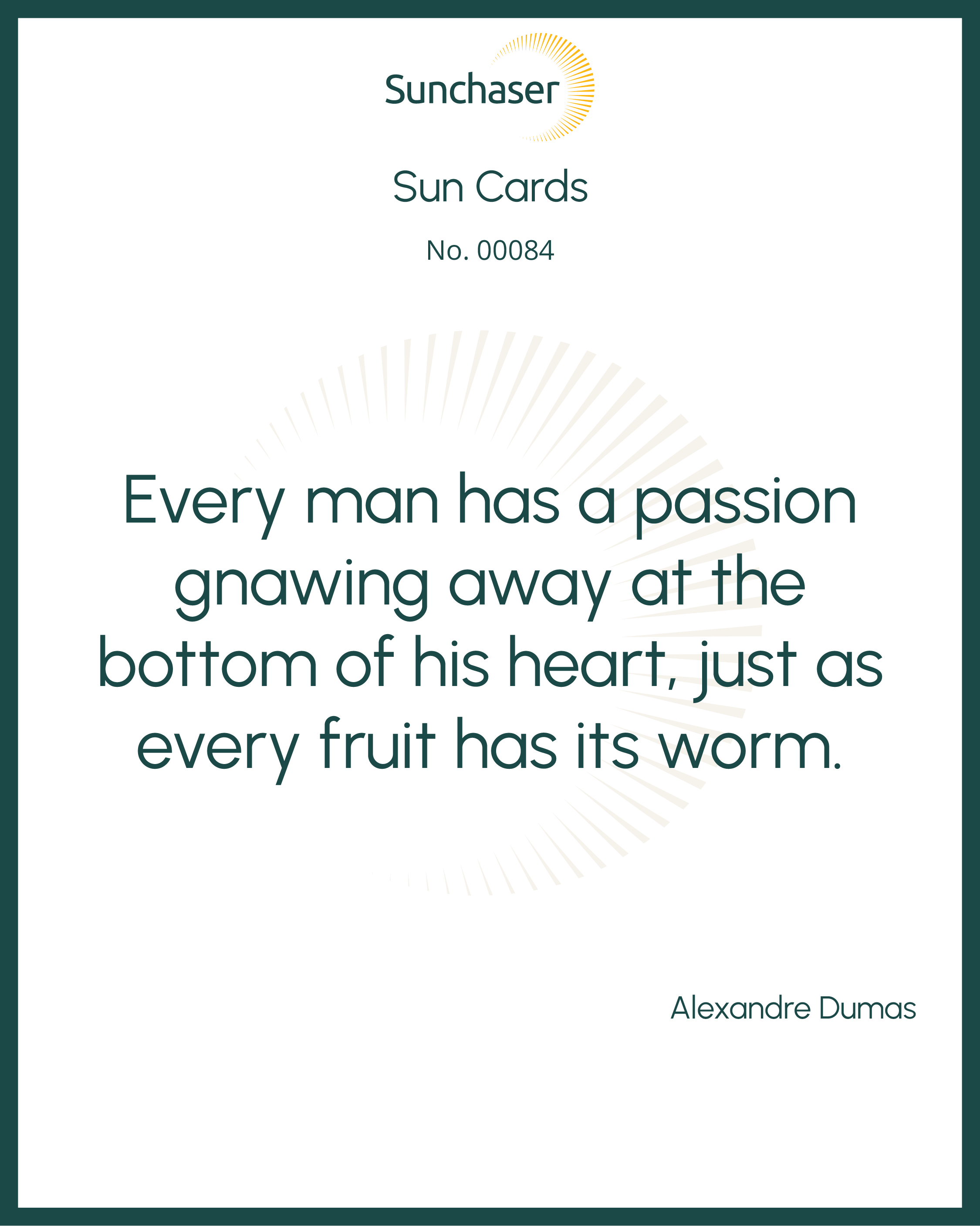 Sun Card #00084
