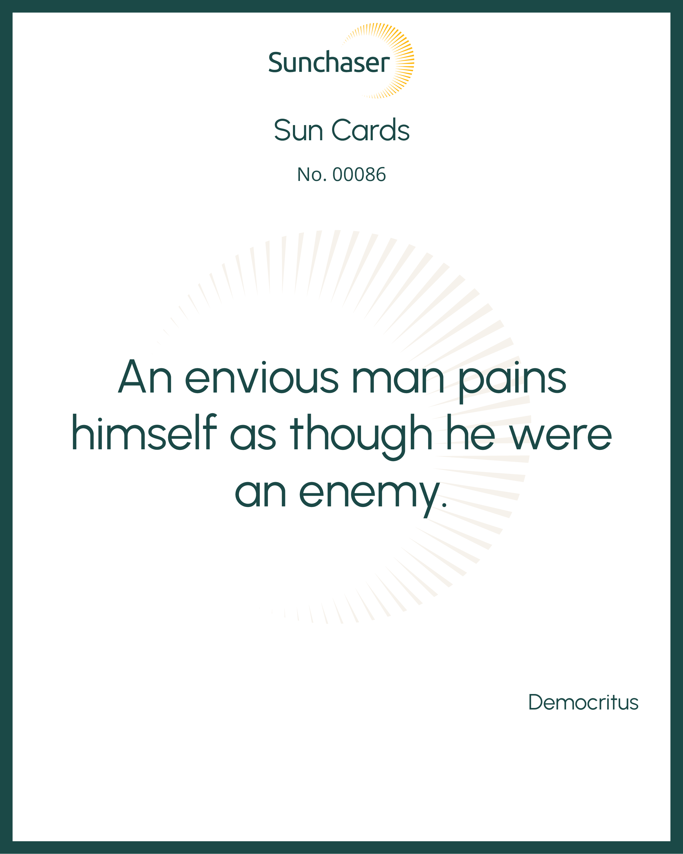 Sun Card #00086