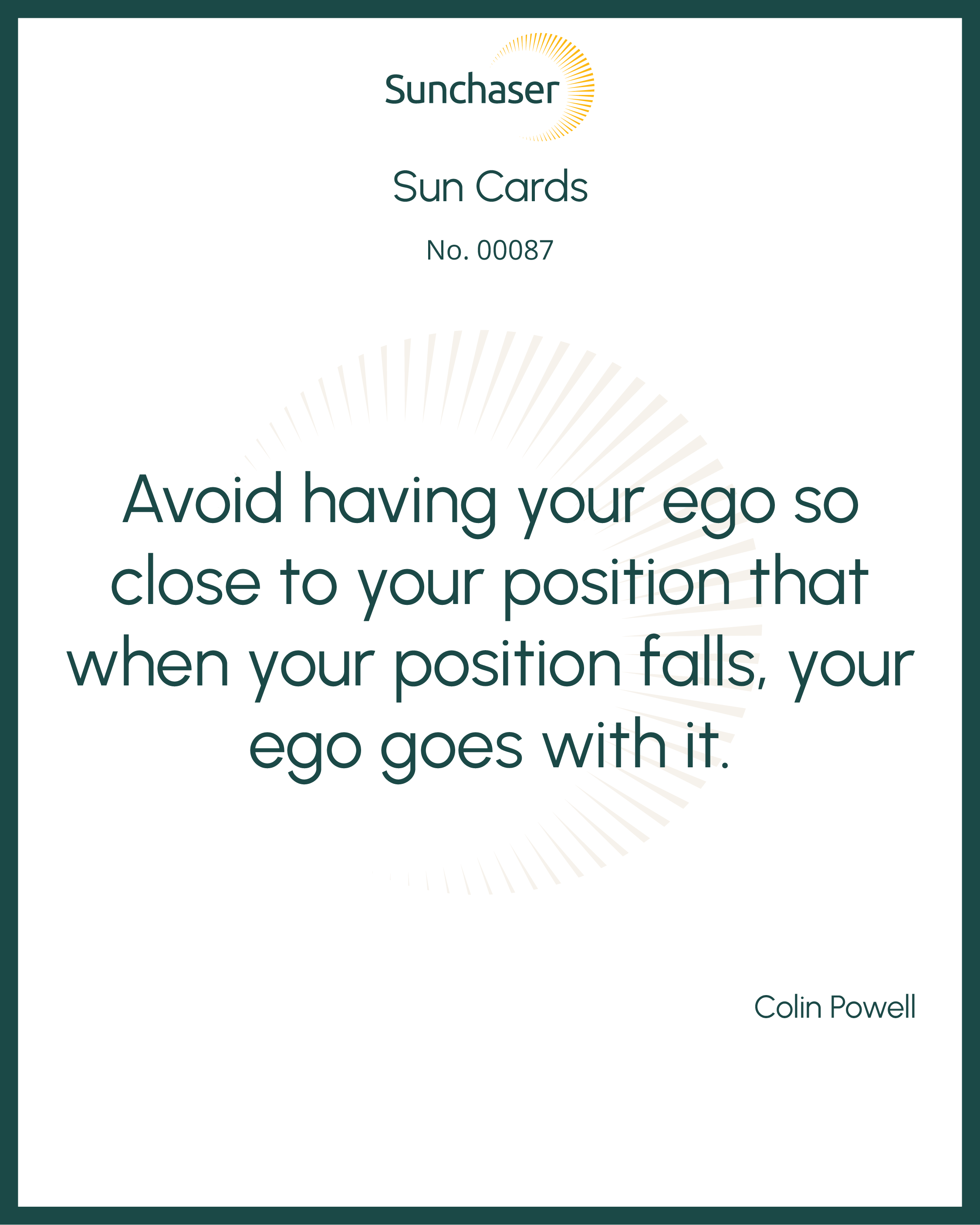 Sun Card #00087