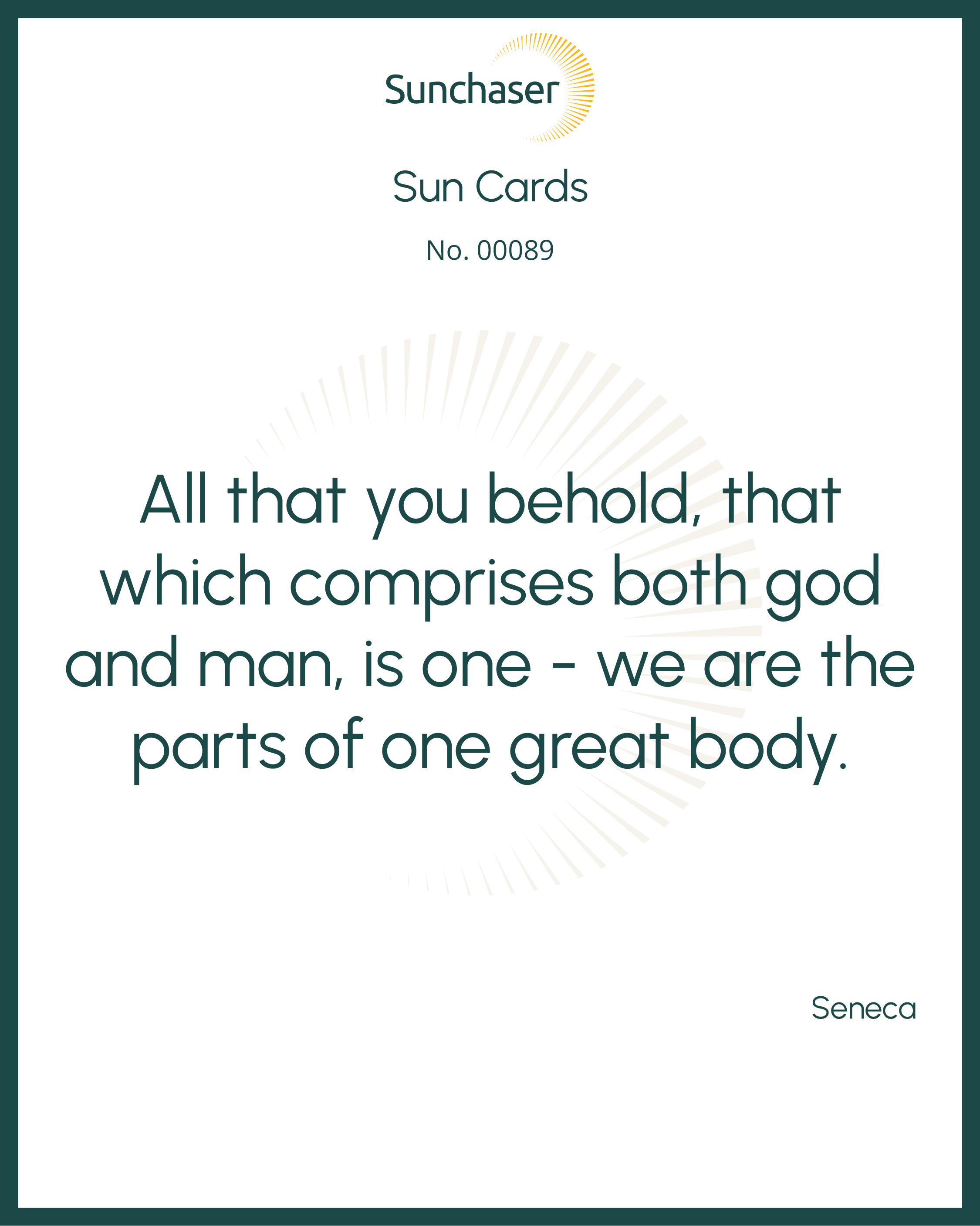 Sun Card #00089