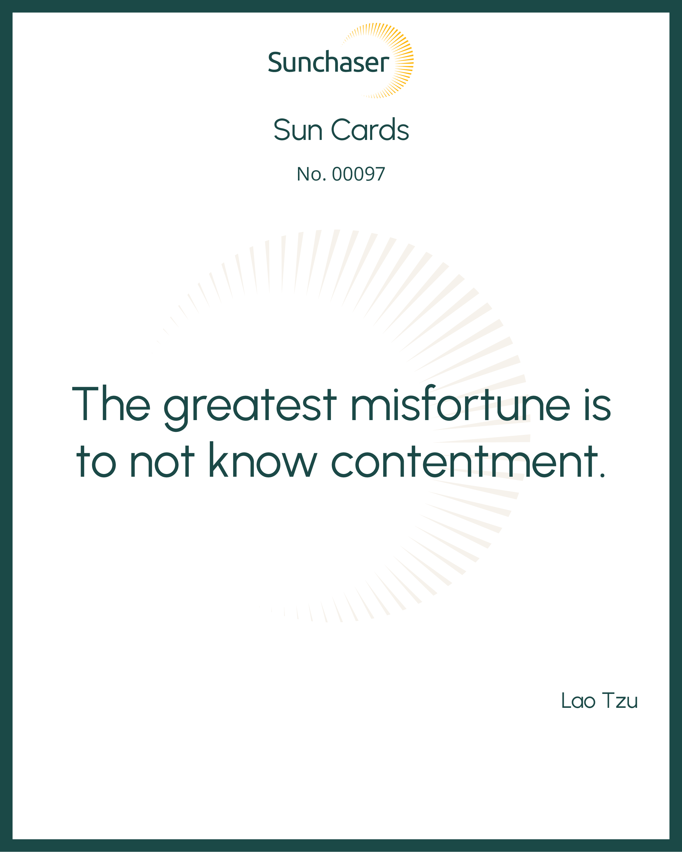 Sun Card #00097