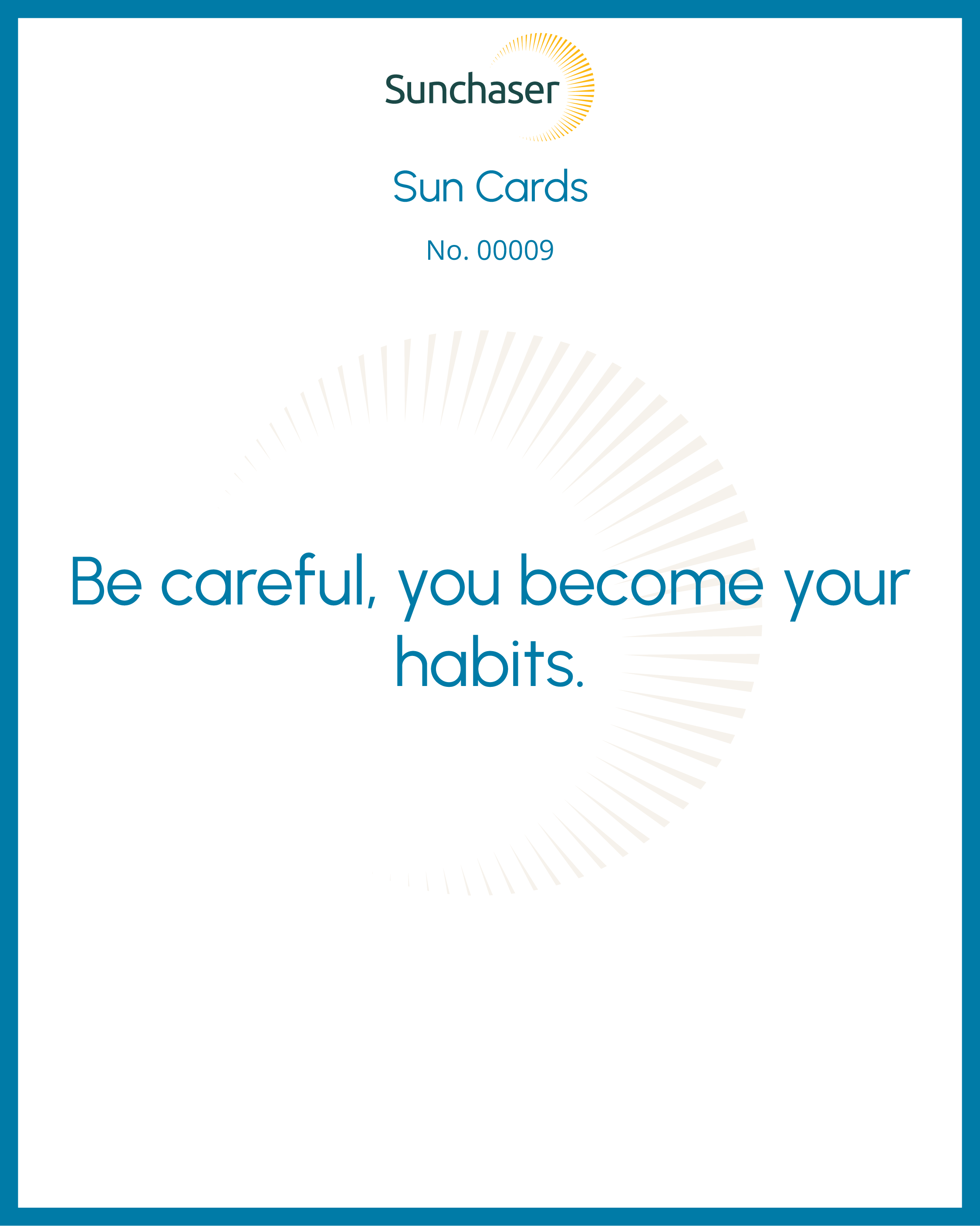 Sun Card #00009
