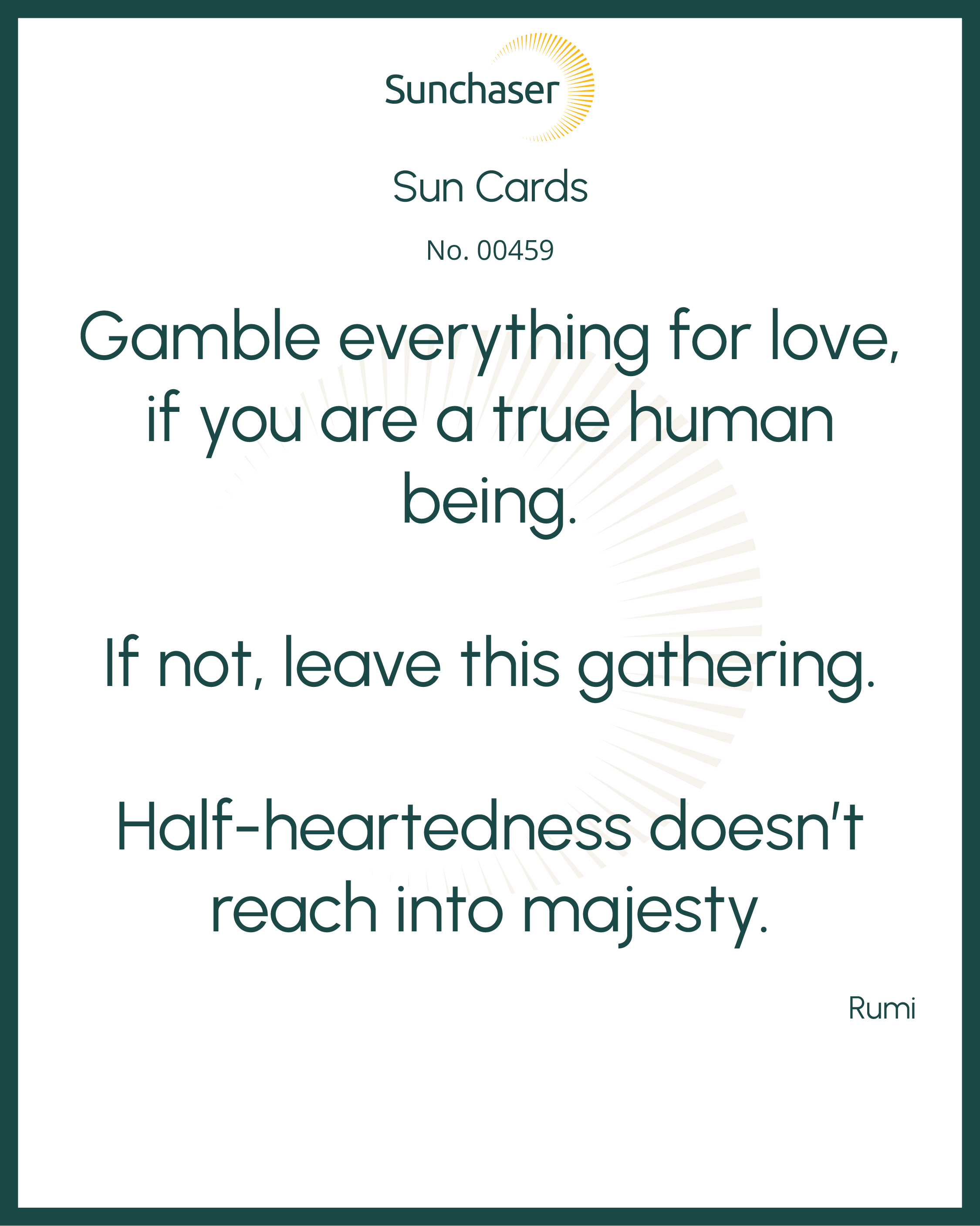 Sun Card #00459