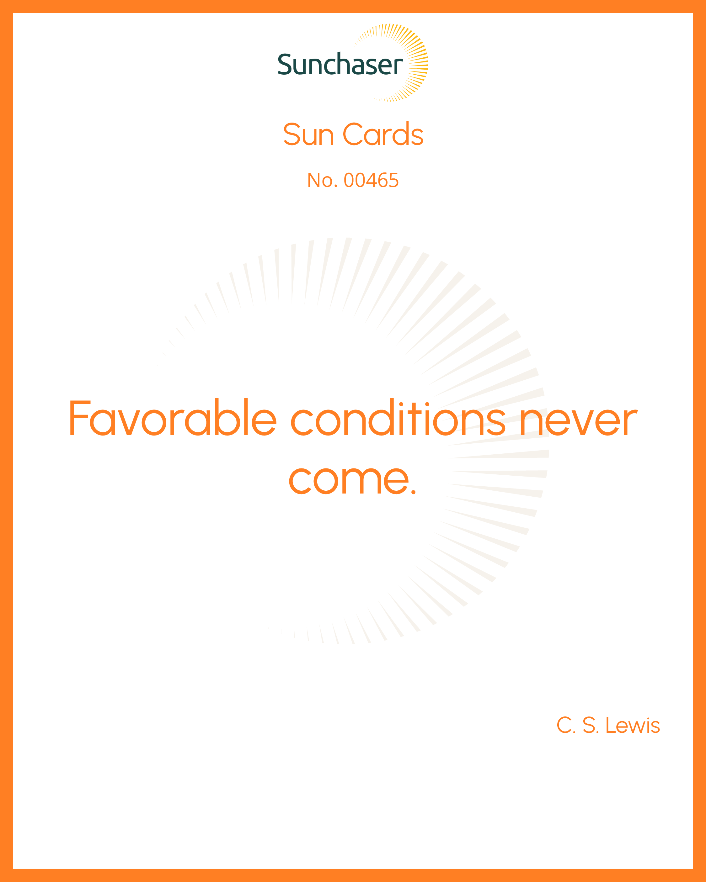 Sun Card #00465