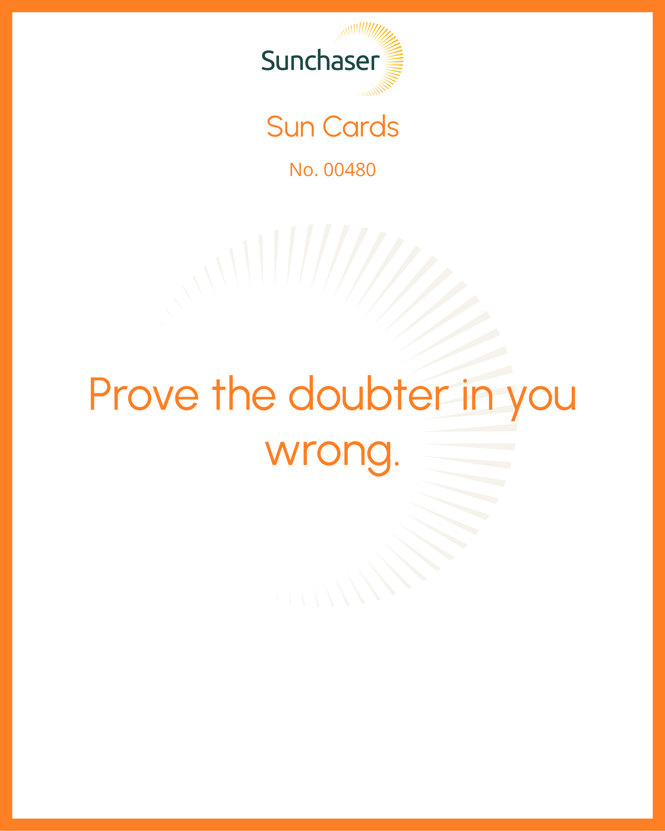 Sun Card #00480