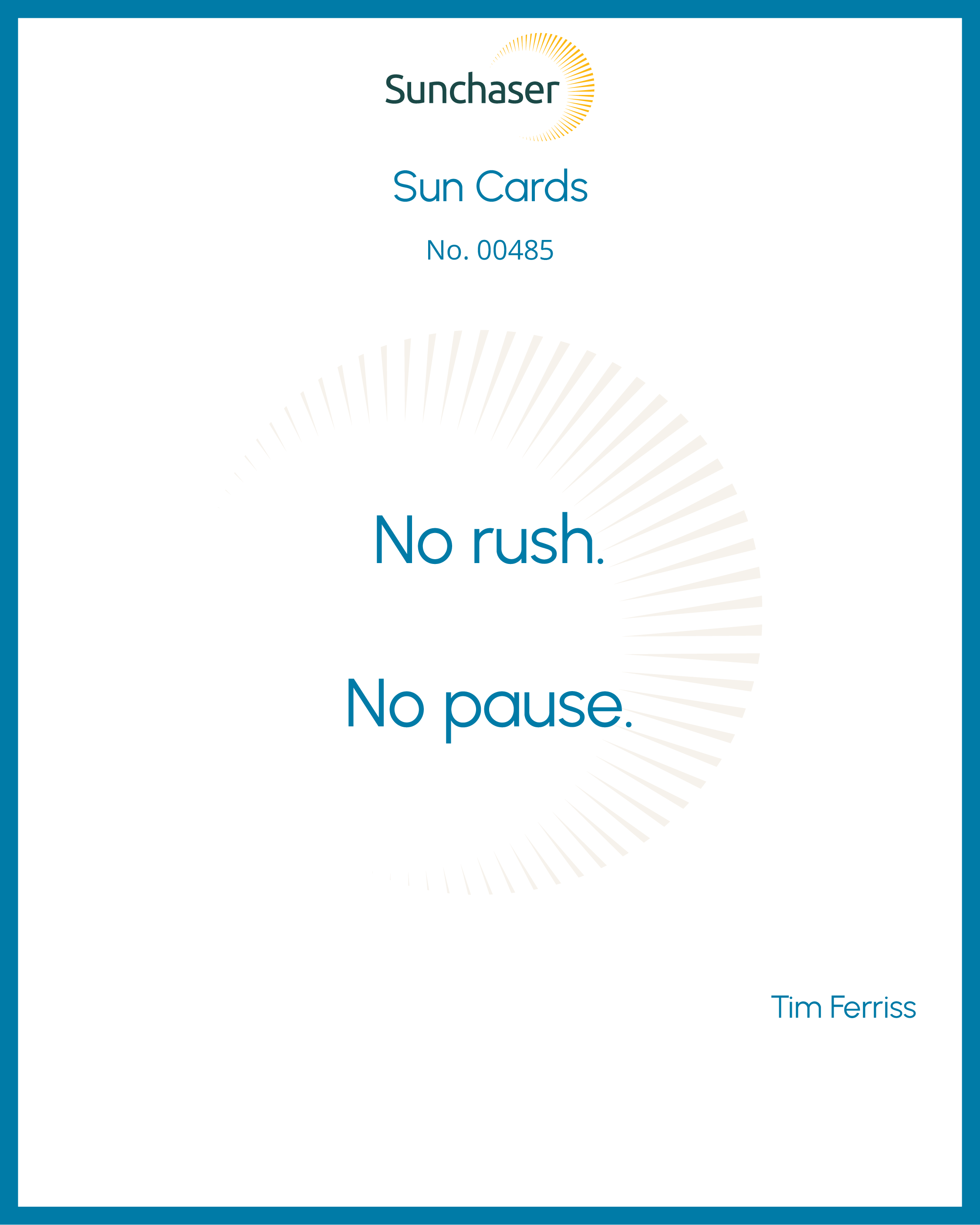 Sun Card #00485