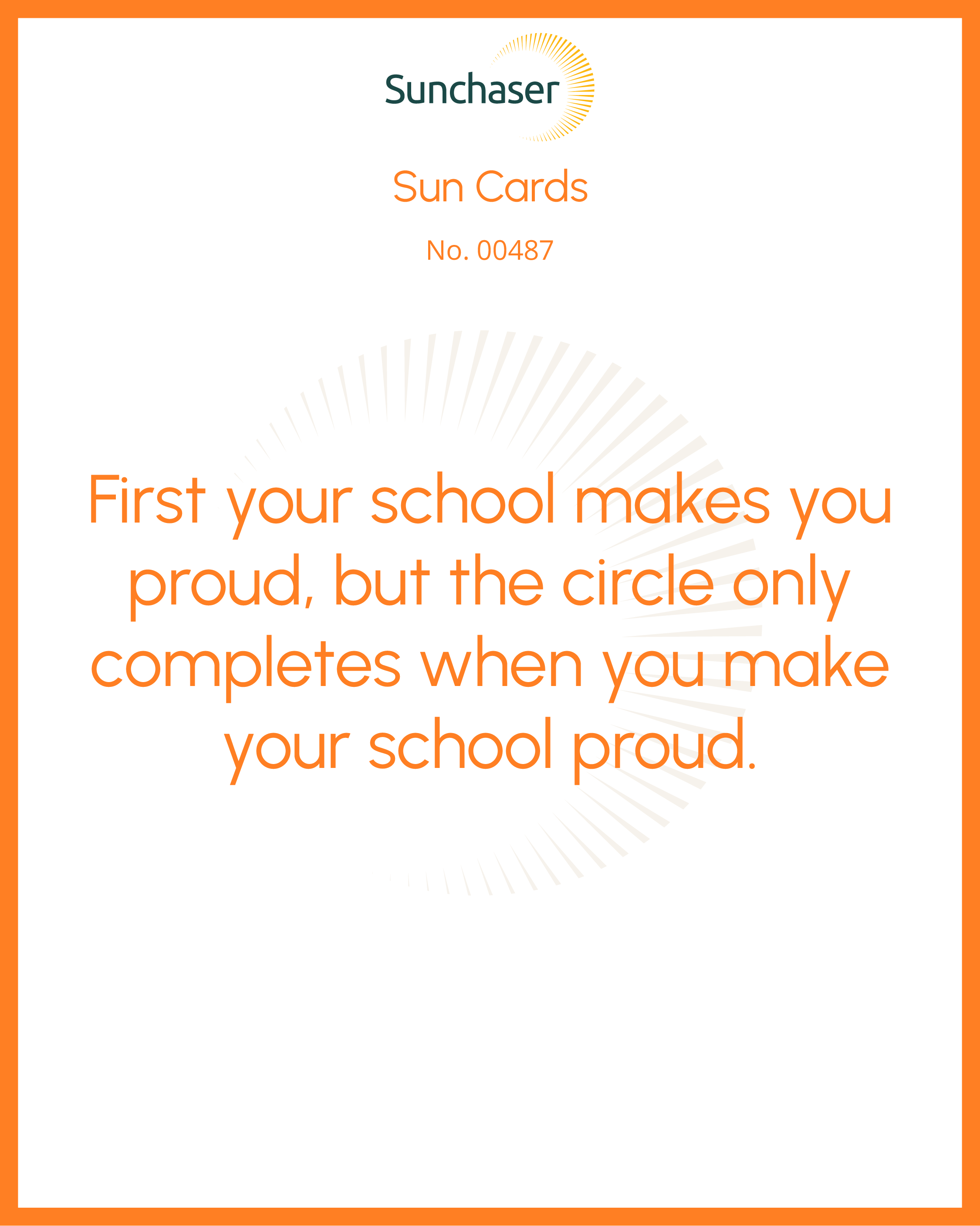 Sun Card #00487