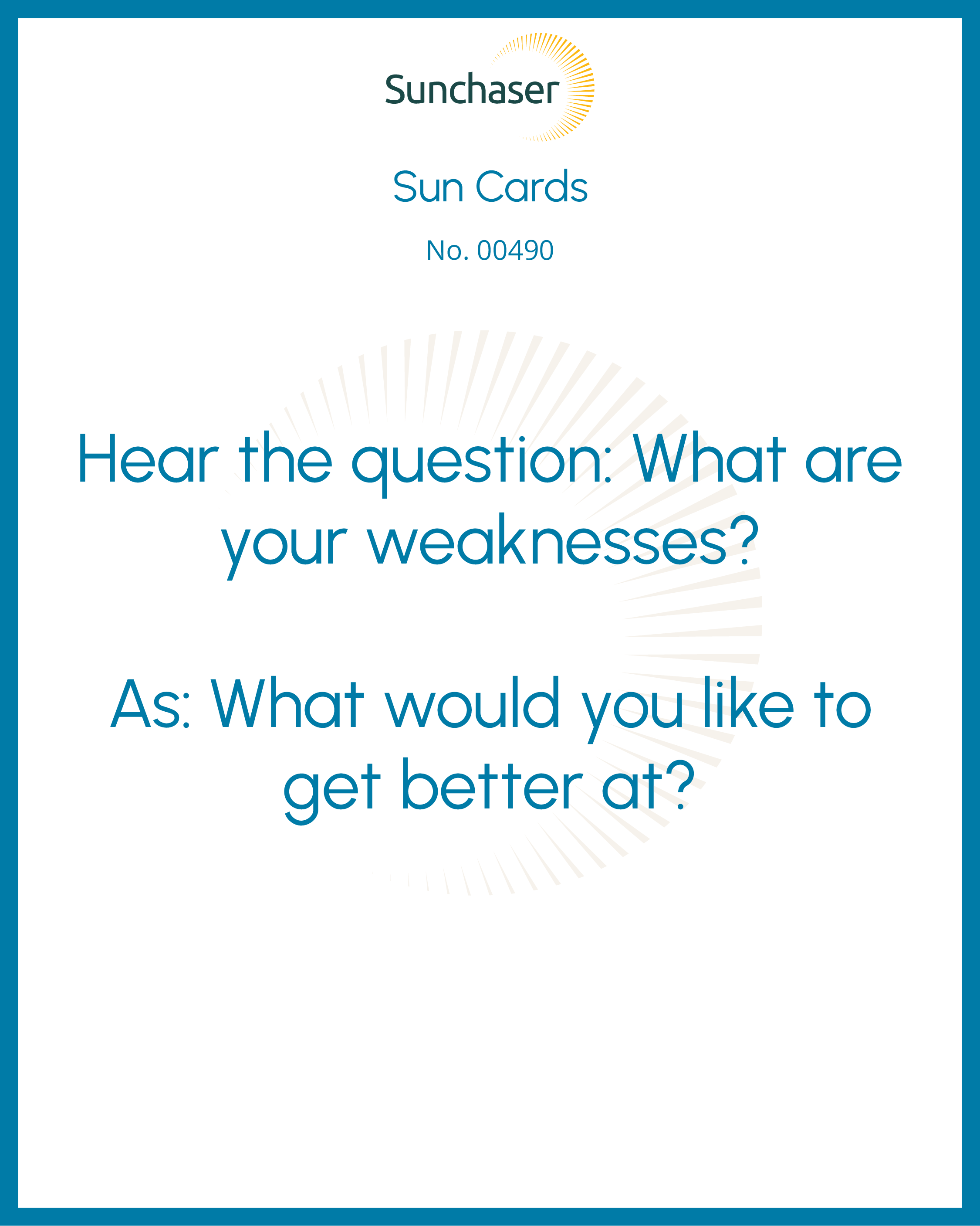 Sun Card #00490