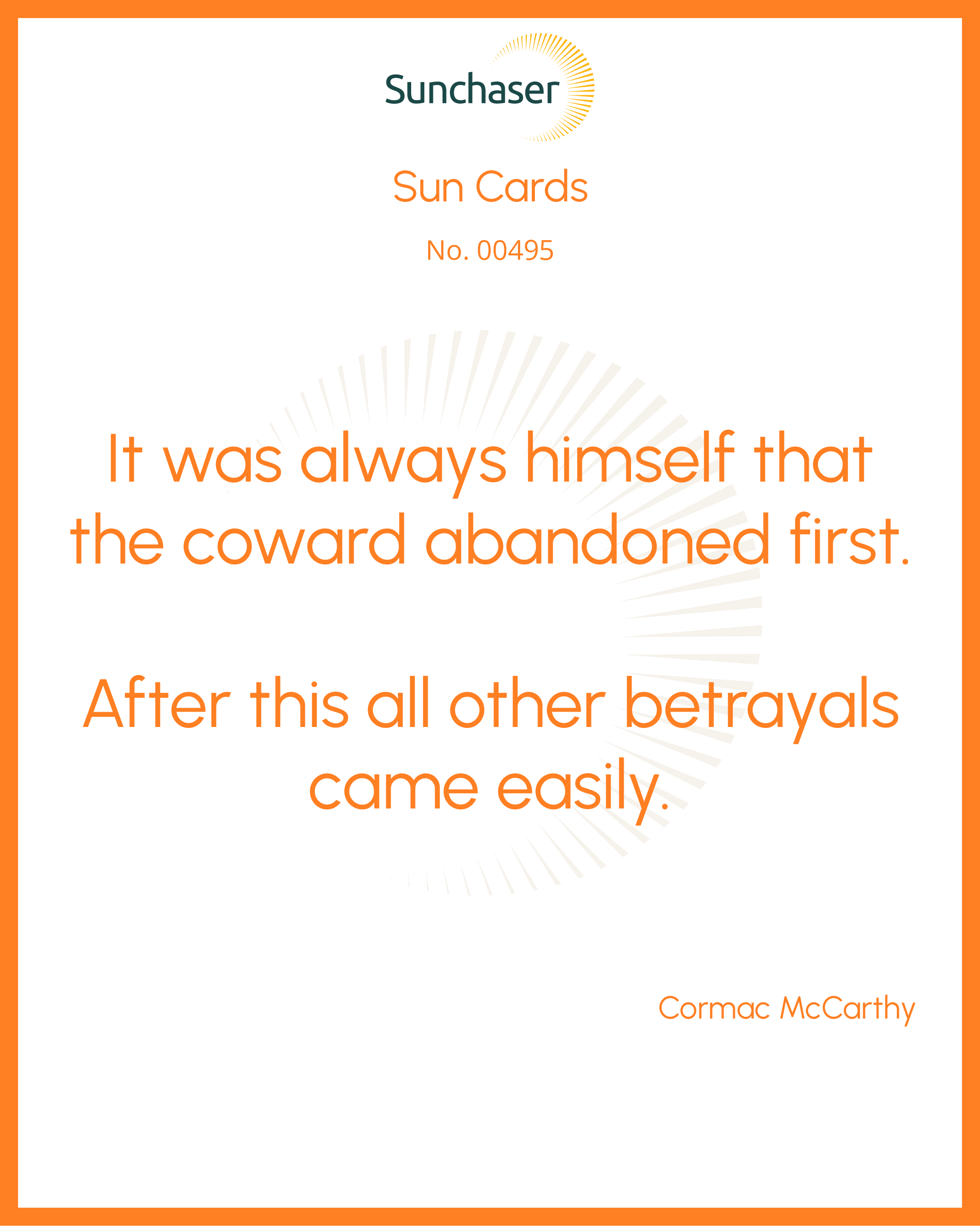 Sun Card #00495