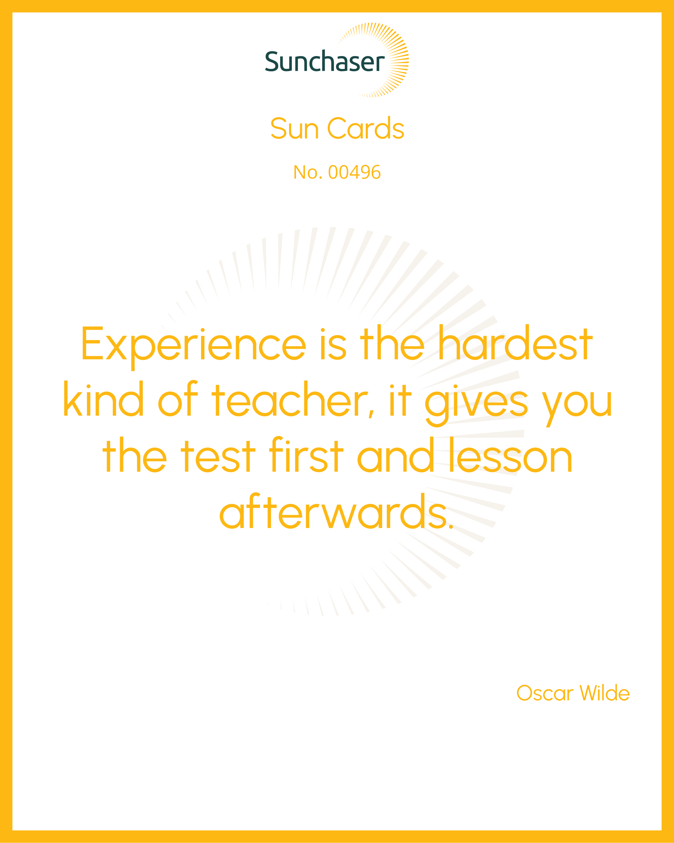 Sun Card #00496