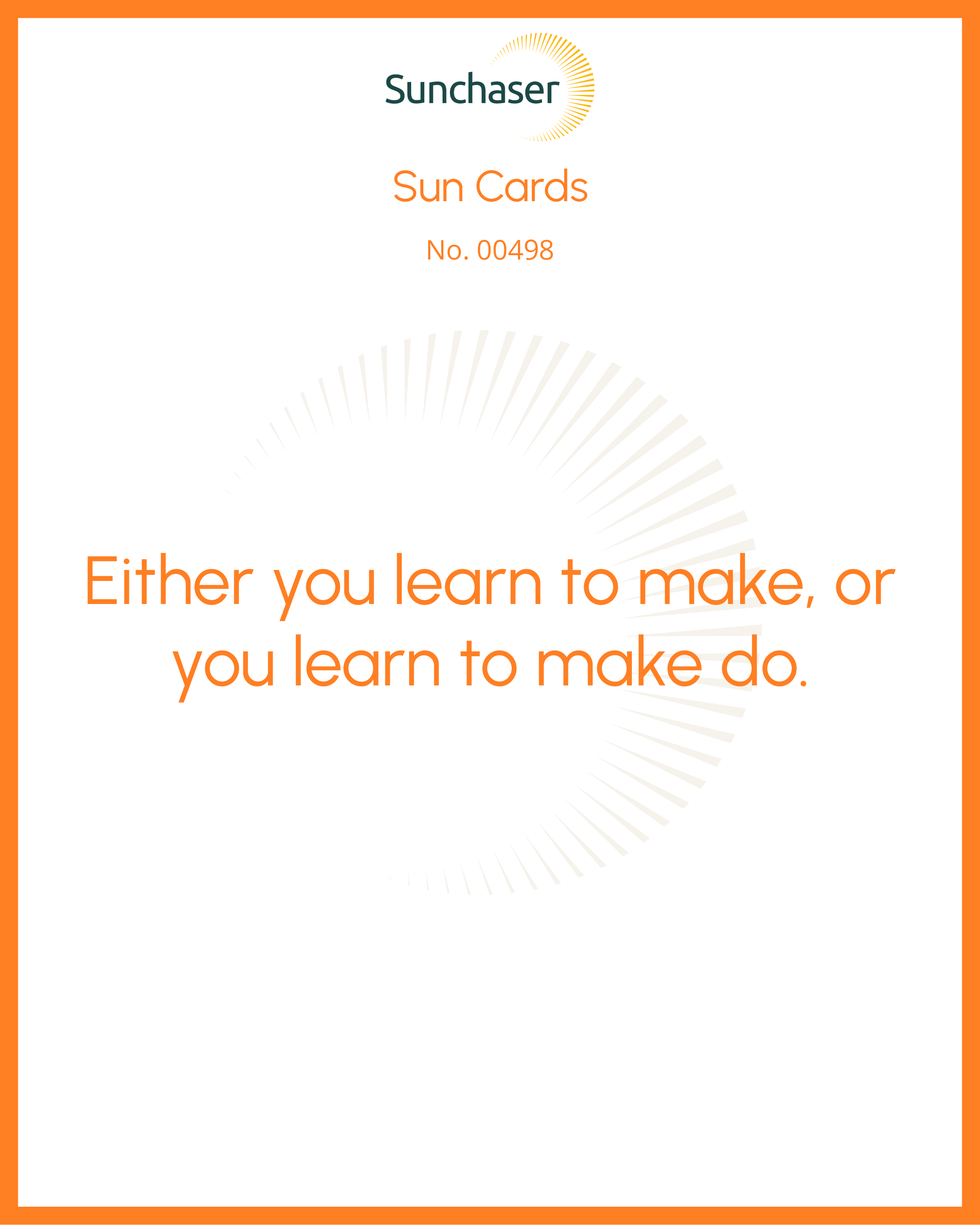 Sun Card #00498