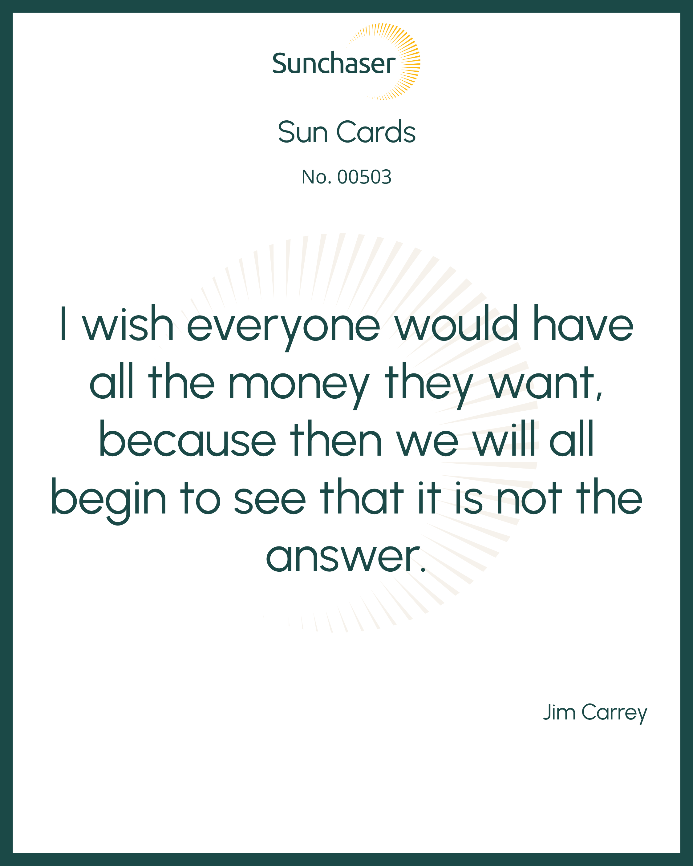 Sun Card #00503