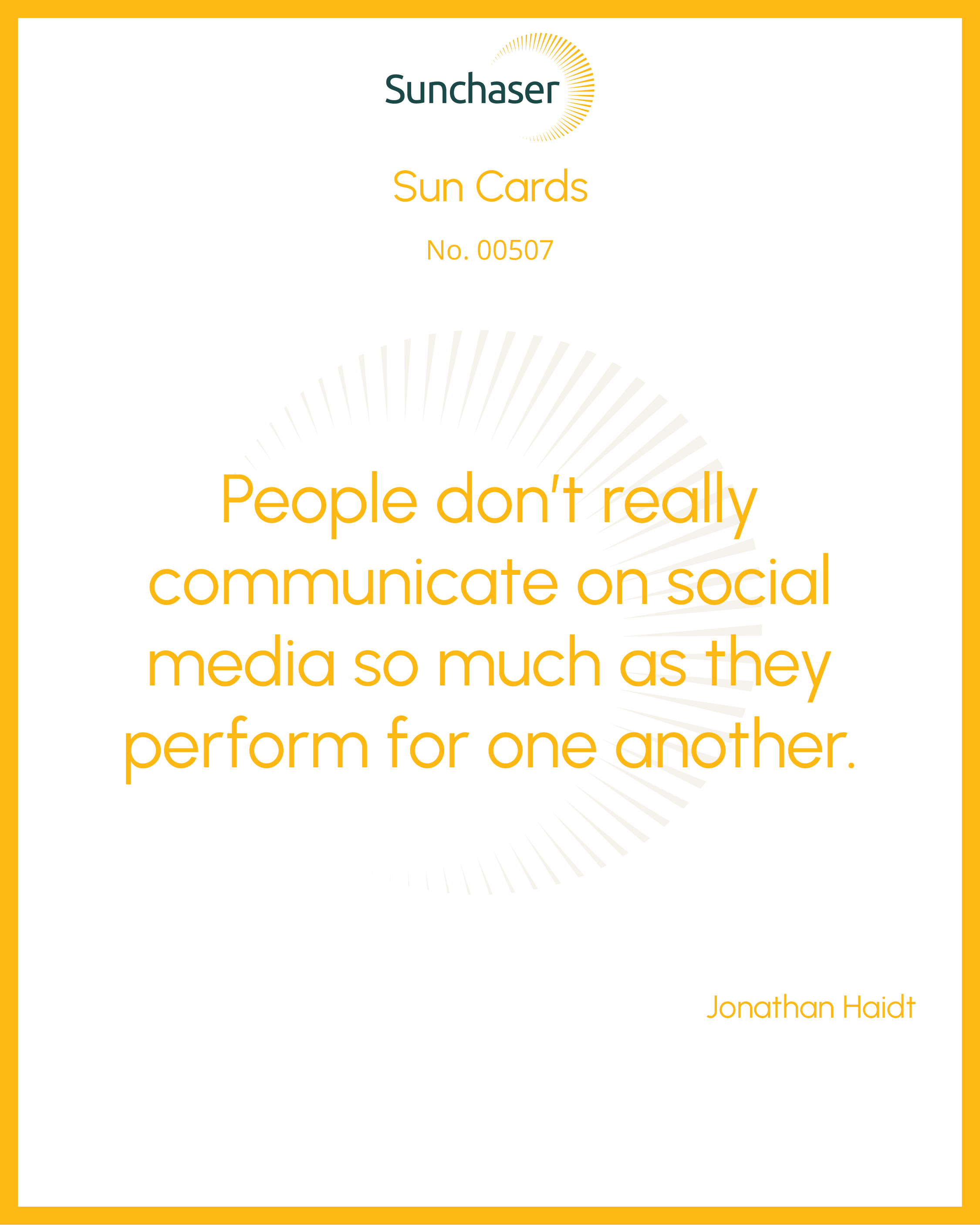 Sun Card #00507