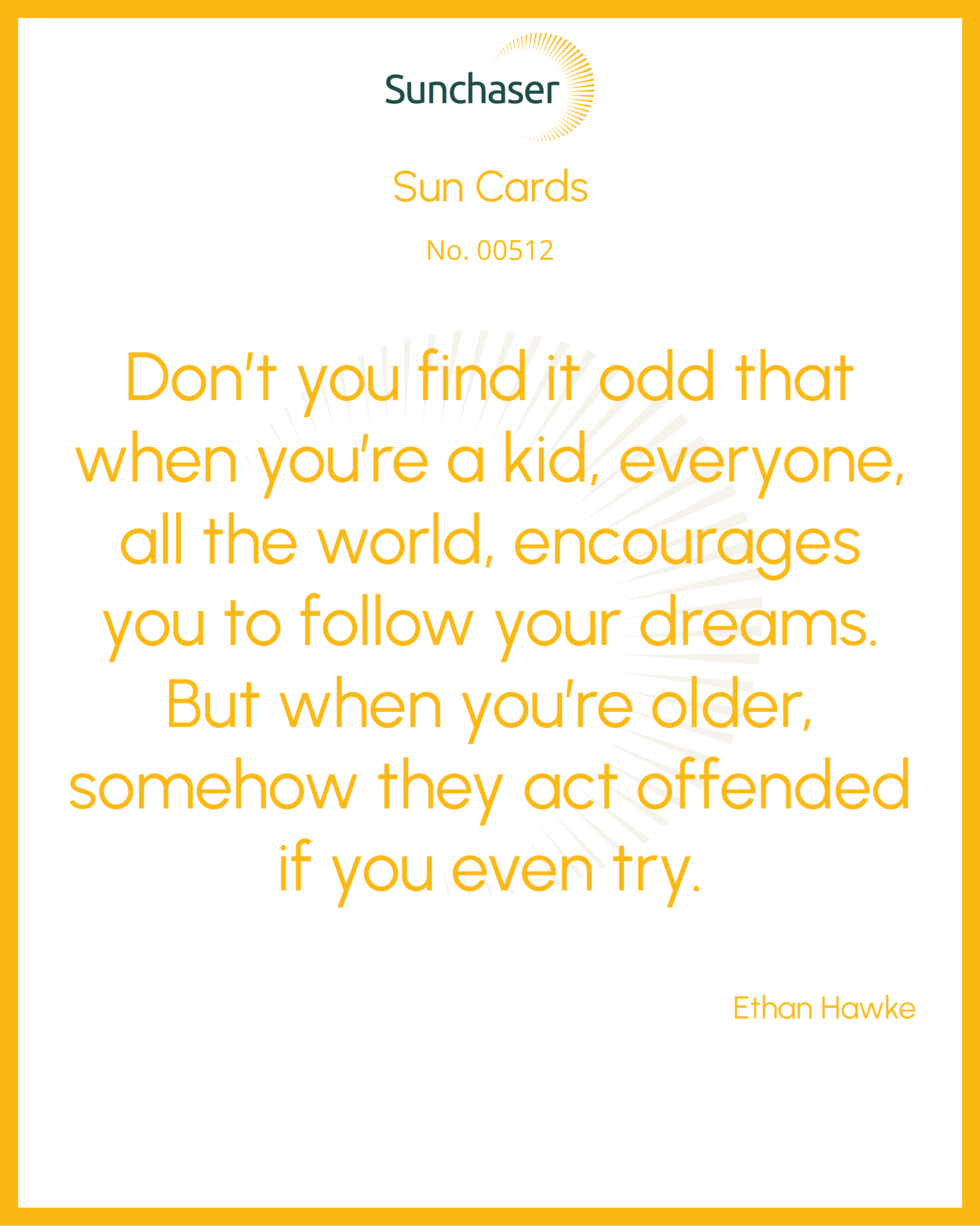 Sun Card #00512