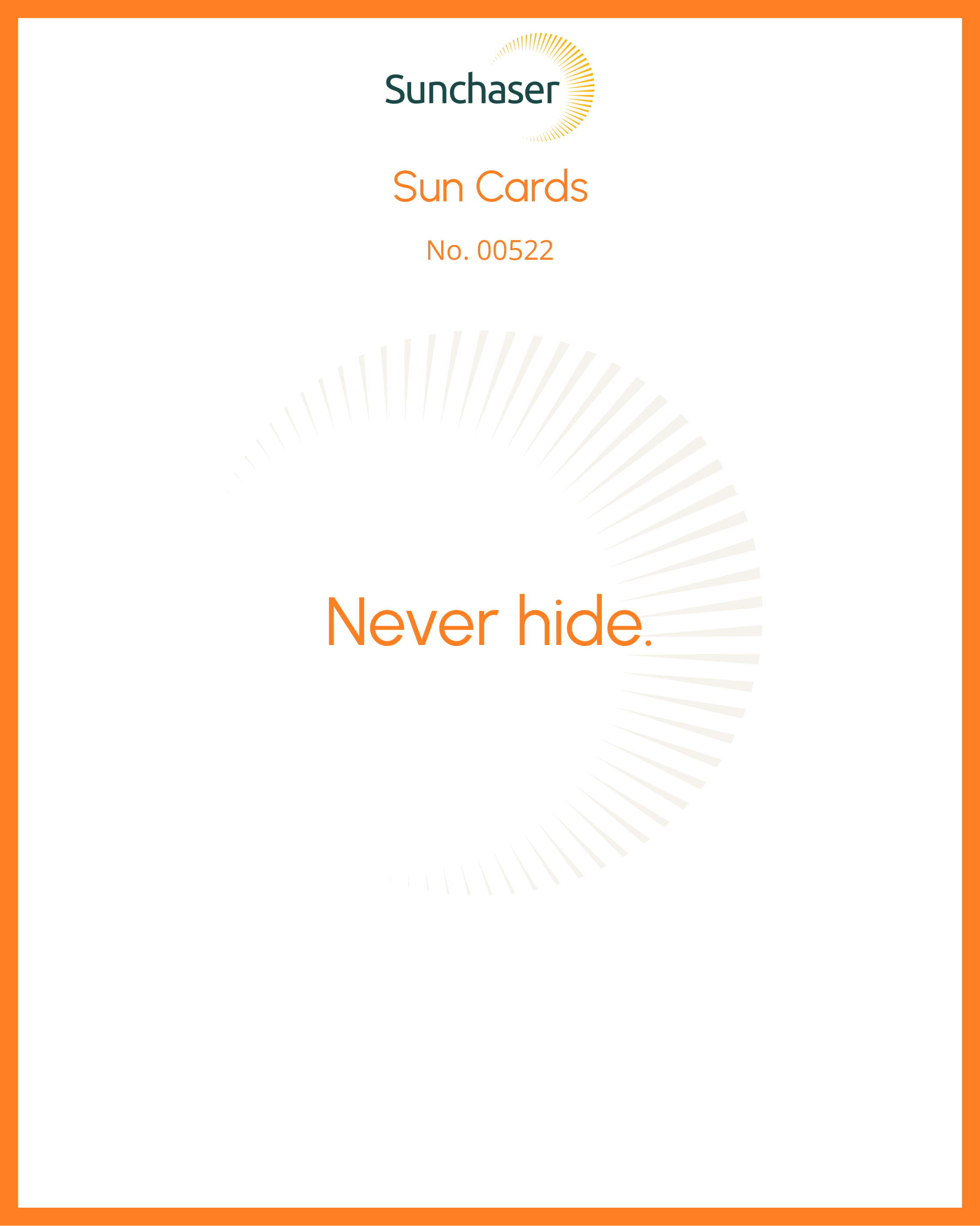 Sun Card #00522