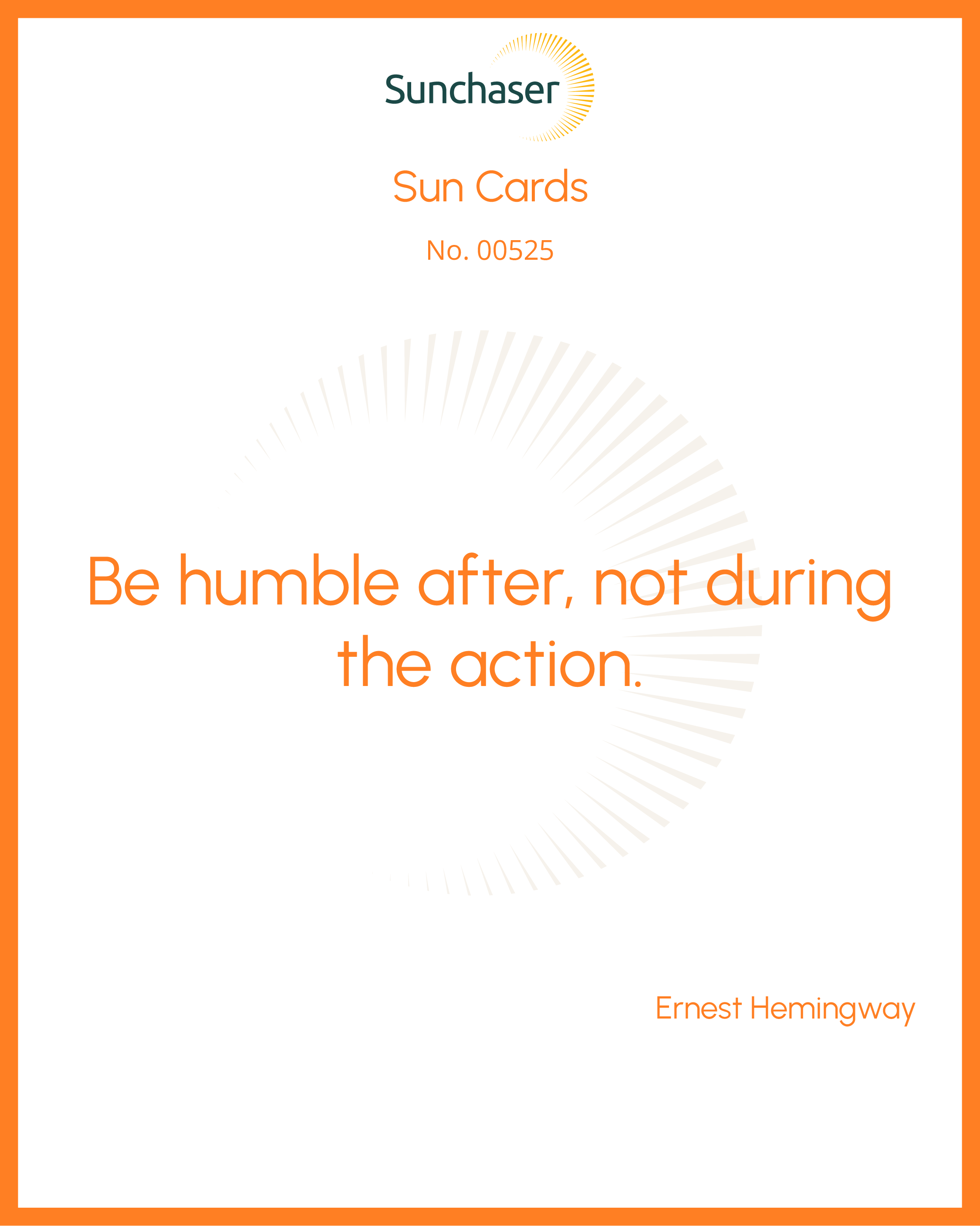 Sun Card #00525