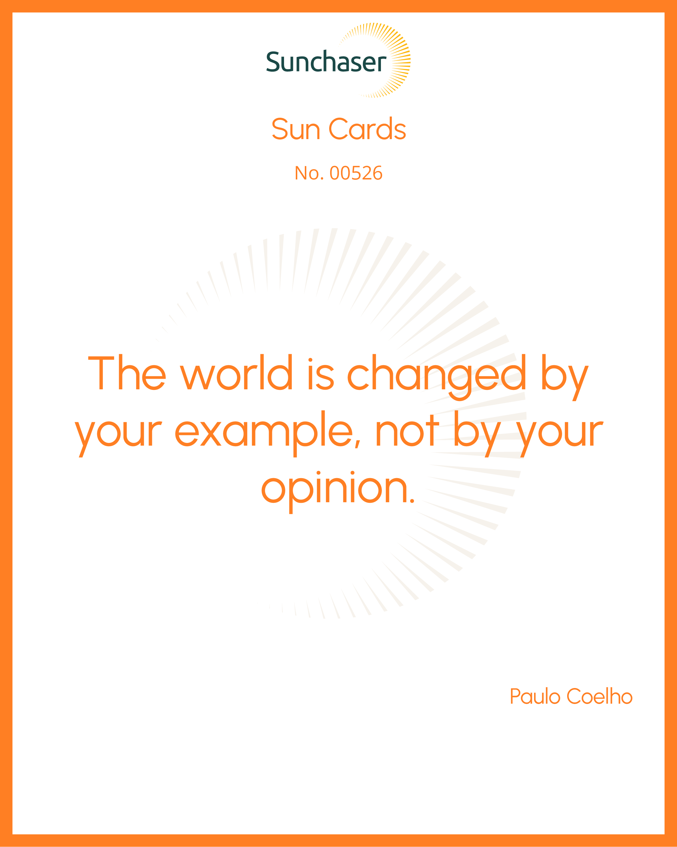 Sun Card #00526
