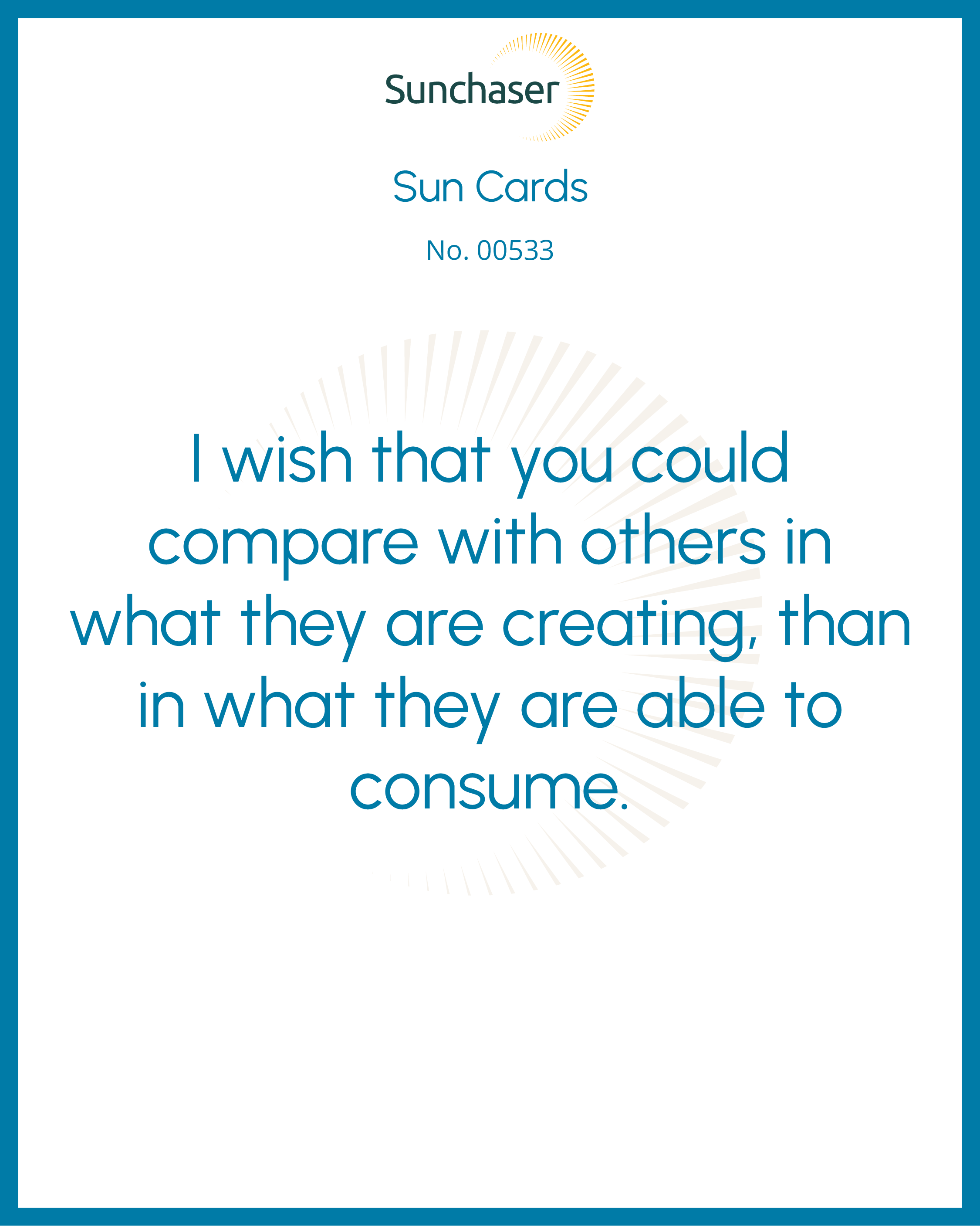 Sun Card #00533