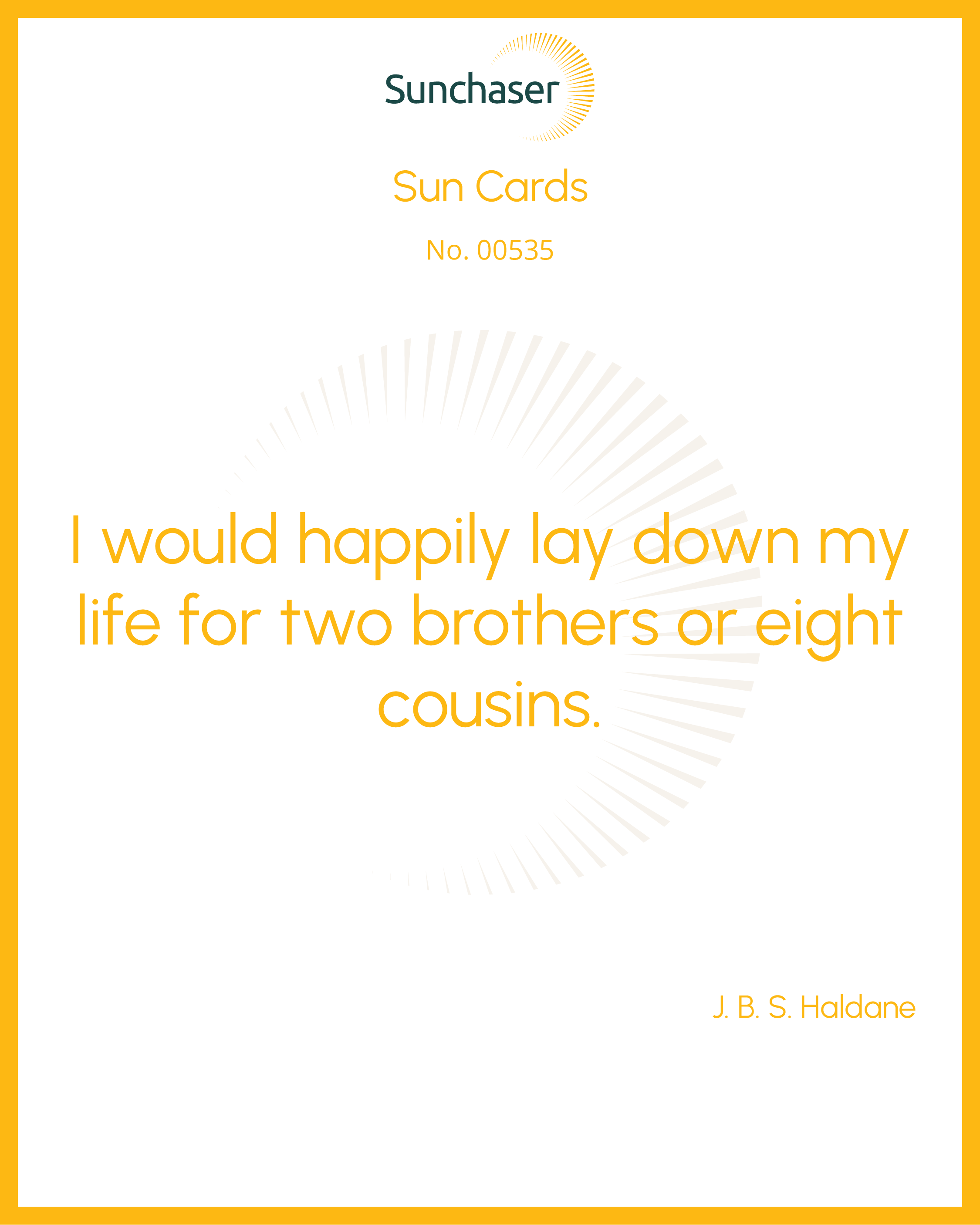 Sun Card #00535